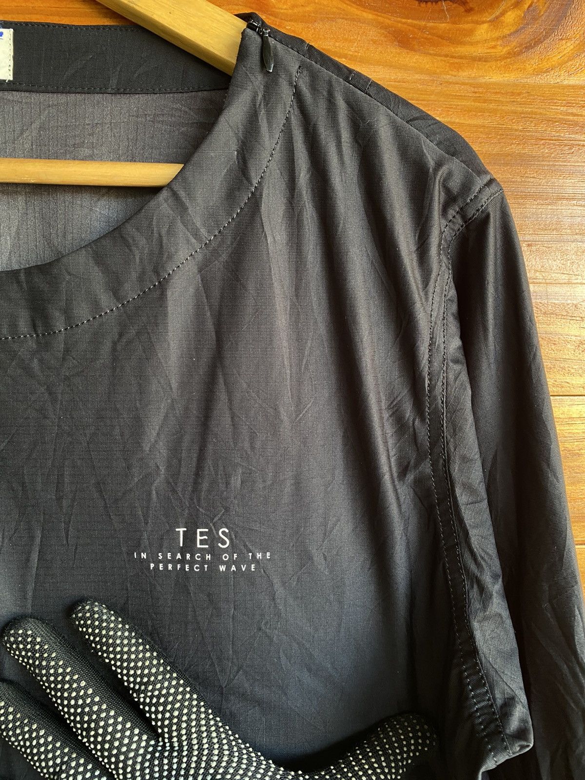 Japanese Brand Vintage TES Japanese Lightweight Pullover Jacket Black Size US M / EU 48-50 / 2 - 6 Thumbnail