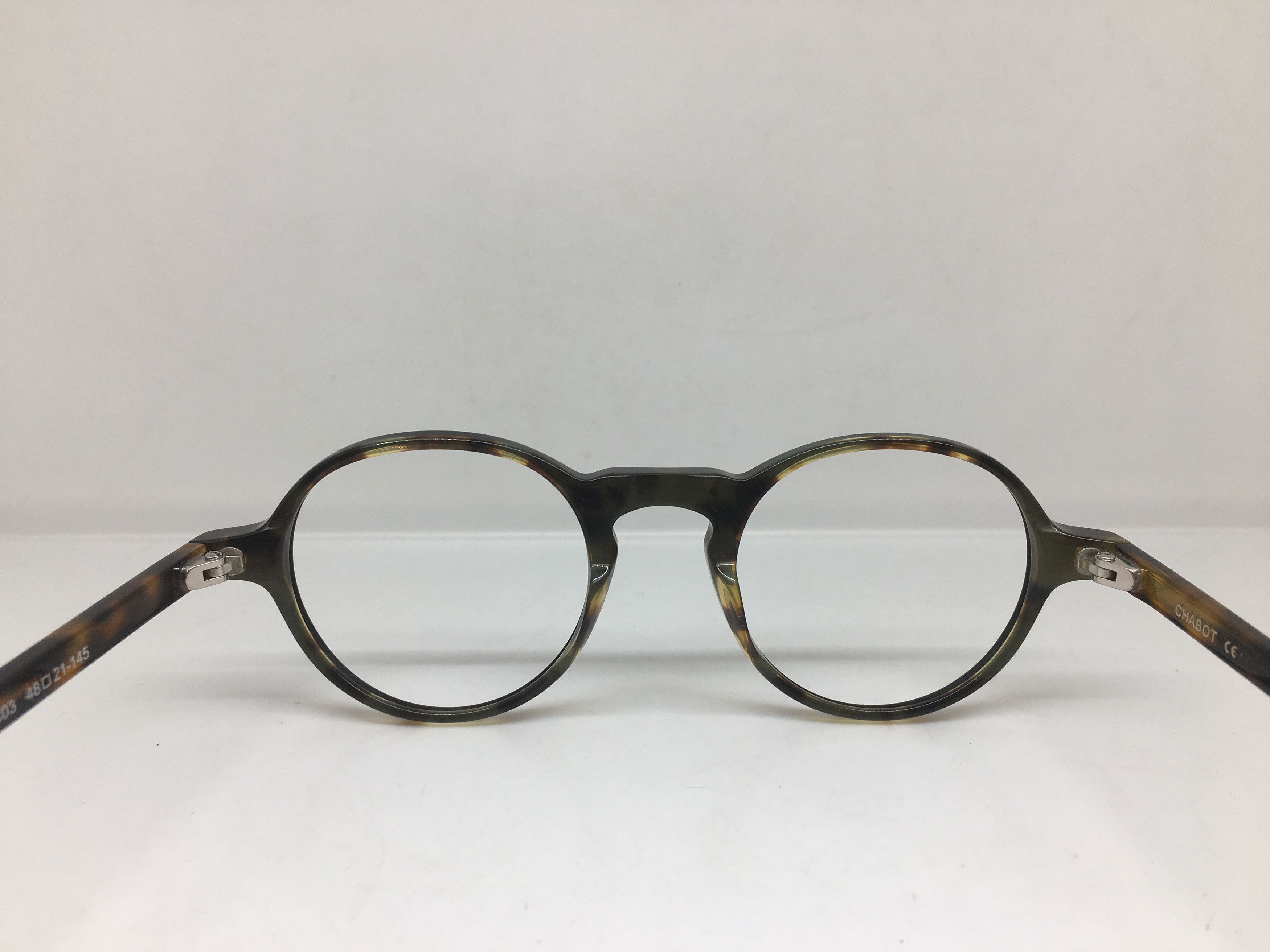 Other Chabot Tortoise Keyhole Eyeglasses GATSBY ARISTOCRAT Size ONE SIZE - 4 Thumbnail