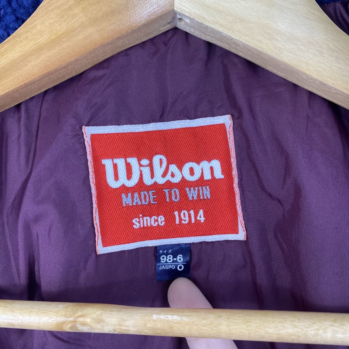 Wilson Vintage 90s WILSON Chicago Usa Fleece Jacket Big Logo Size US XXL / EU 58 / 5 - 7 Thumbnail
