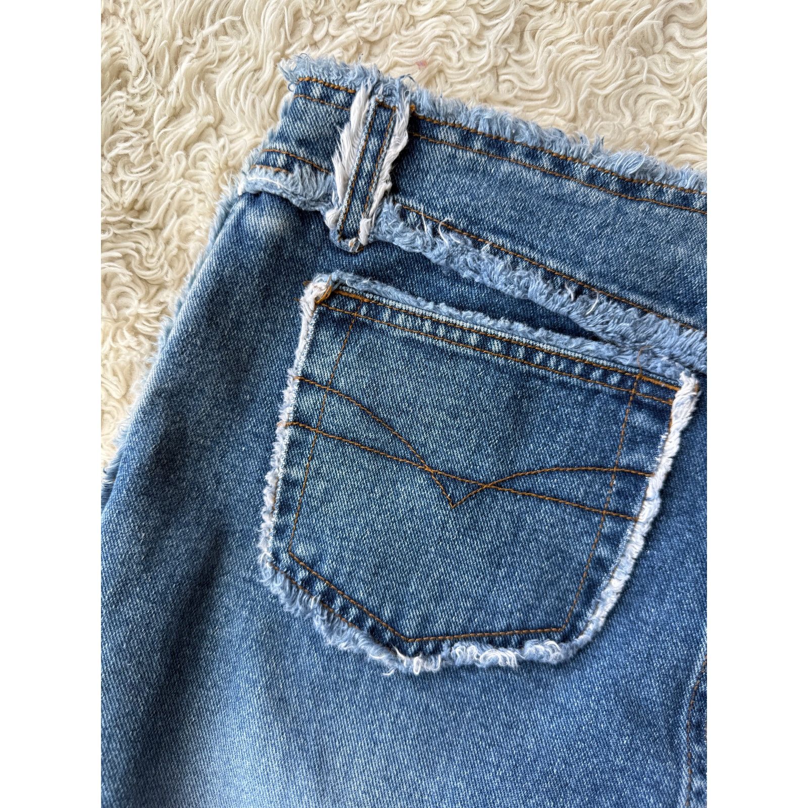 Other Y2K Zana Di Front Slit Denim Maxi Skirt size 5 Size 27" / US 4 / IT 40 - 8 Thumbnail