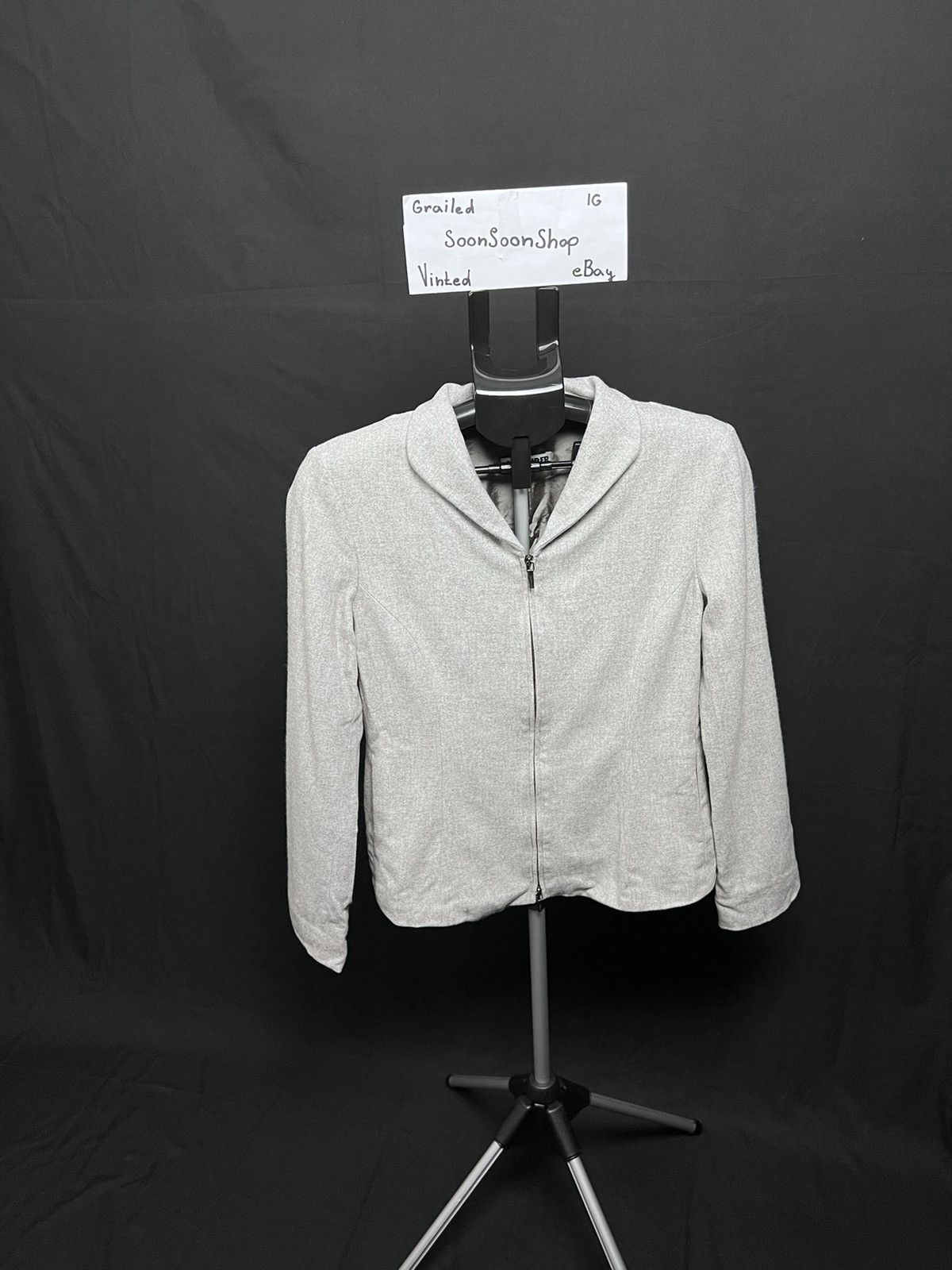 Designer × Jil Sander × Vintage 🔴 Cashmere Jil Sander jacket Size M / US 6-8 / IT 42-44 - 1 Thumbnail