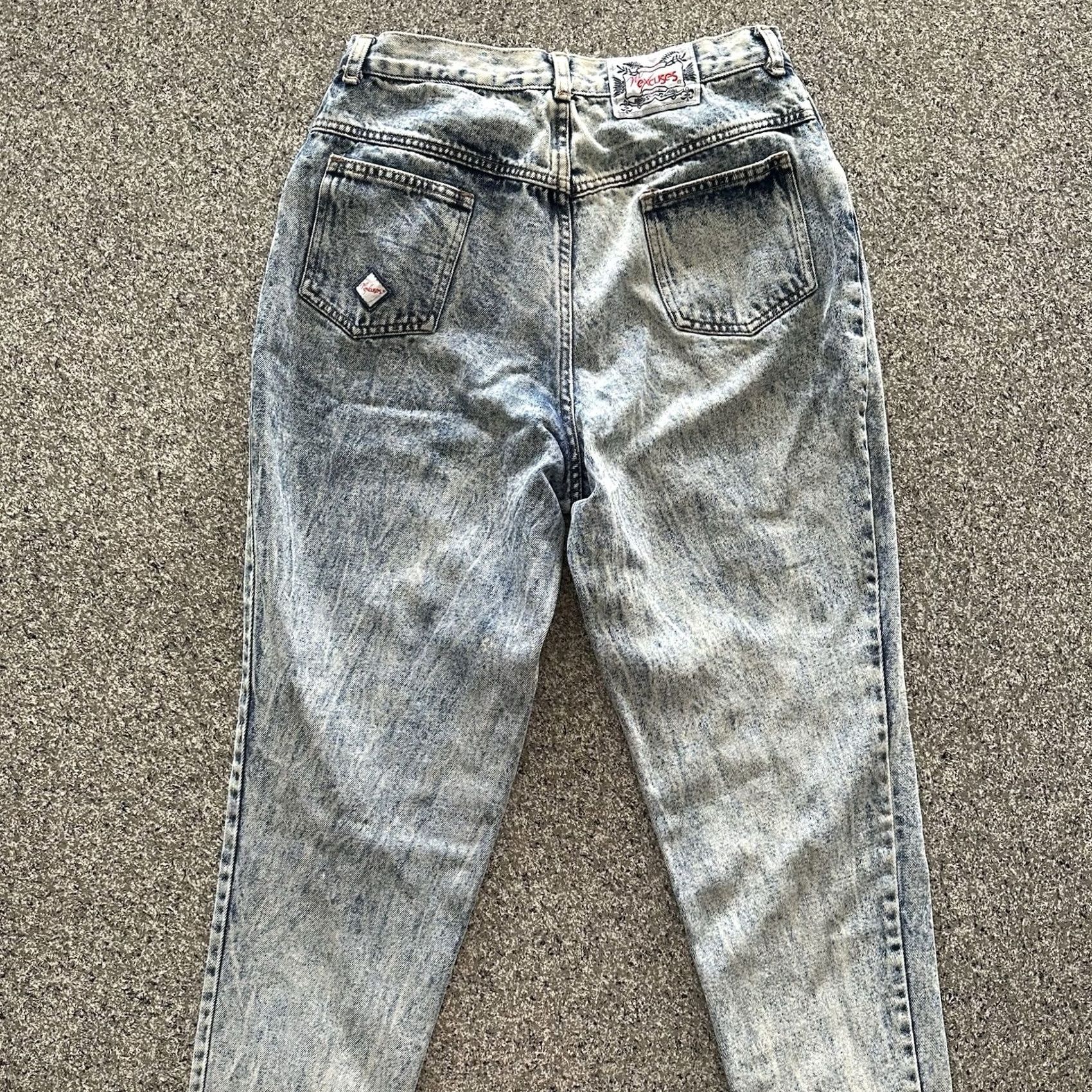 Vintage VINTAGE No Excuses Jeans 29 x 26 Acid Wash High Rise Mom 16 jeans Womens Size 38" / US 16 / IT 52 - 4 Thumbnail