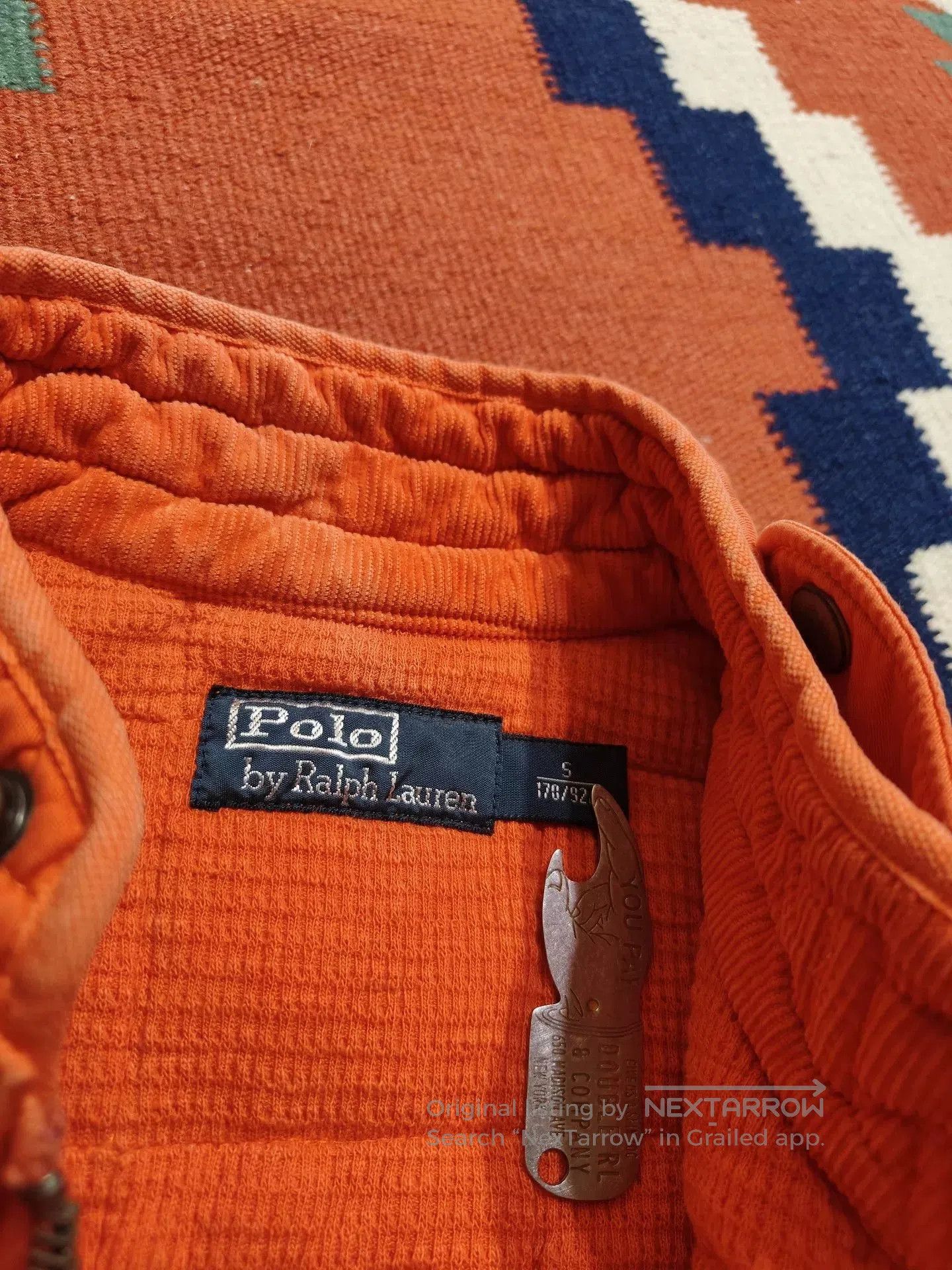 RRL Ralph Lauren Ralph Lauren Orange Heavy-Duty Vest. Size US S / EU 44-46 / 1 - 5 Thumbnail