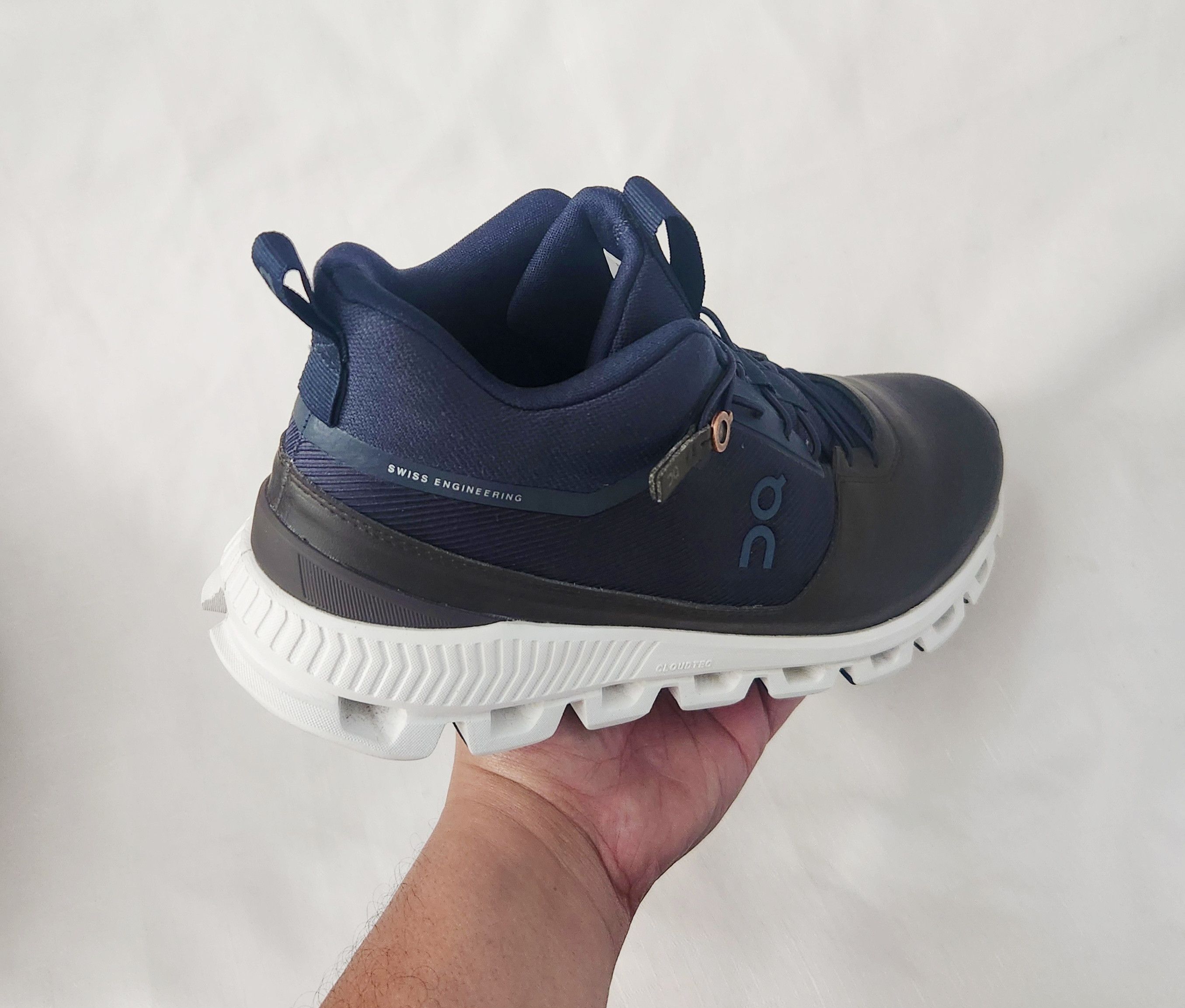 On On Running Cloud Hi Ink Brown Navy Blue Men's SZ 10 sneaker Size US 10 / EU 43 - 2 Thumbnail