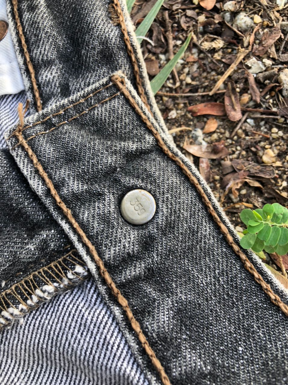 Levi's × Vintage Vintage 90s Levi's Fade Black Denim Jeans Size US 31 - 5 Thumbnail
