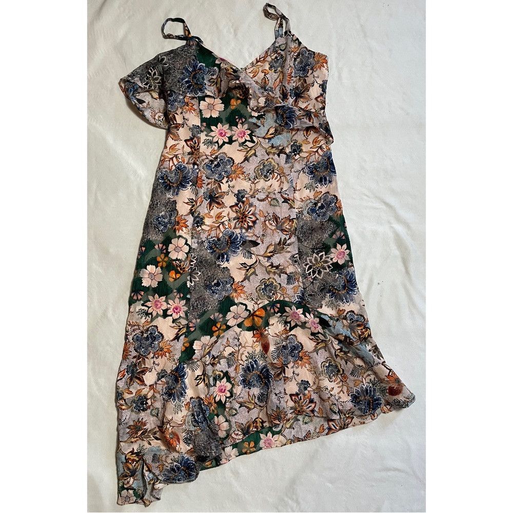 Other NWT New $129 Rachel Rachel Roy Wonderlust Floral Ruffled Dr Size L / US 10 / IT 46 - 6 Thumbnail