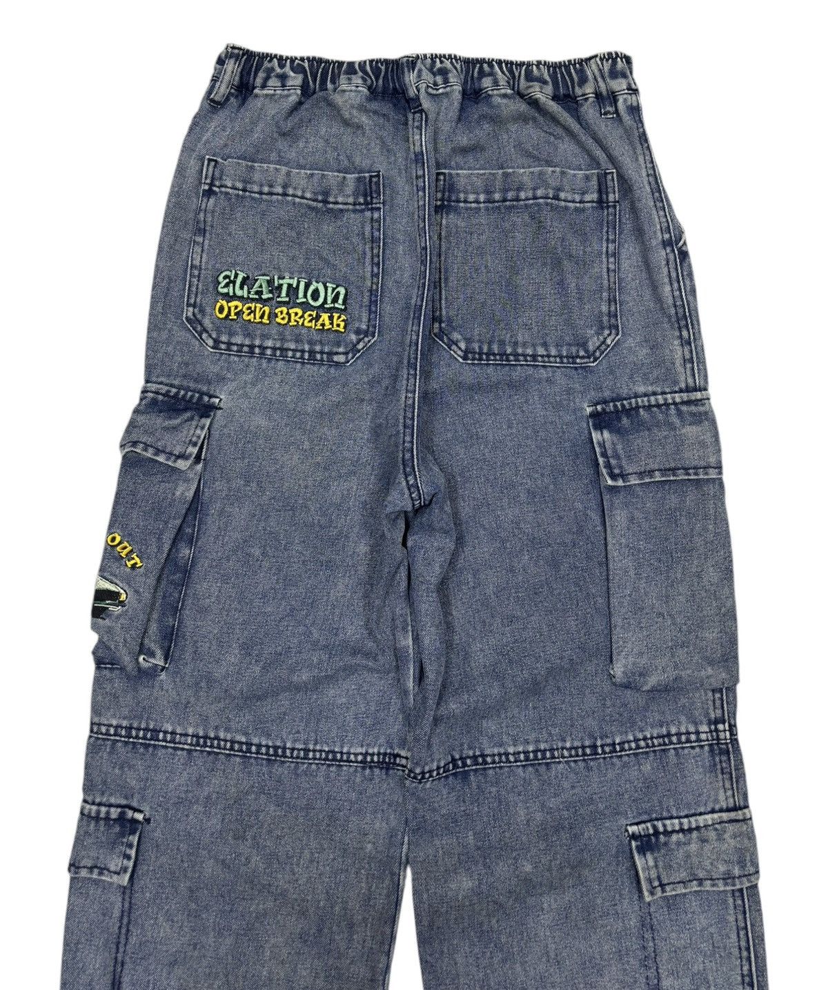 Hysteric Glamour 💥DOPE🔥Chip Clip Baggy Parachute Cargo Pants Jeans Size US 32 / EU 48 - 6 Thumbnail