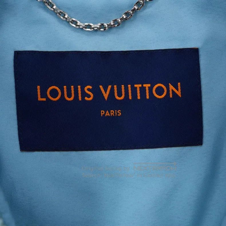 Louis Vuitton Louis Vuitton SS23 Embroidered Letter Half Zip Jacket Size US XL / EU 56 / 4 - 4 Thumbnail