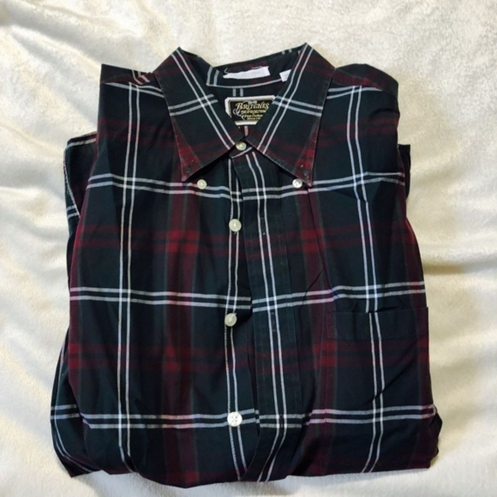 Other Britches Georgetowne Plaid Button Down Shirt | Sz L Size US L / EU 52-54 / 3 - 2 Thumbnail
