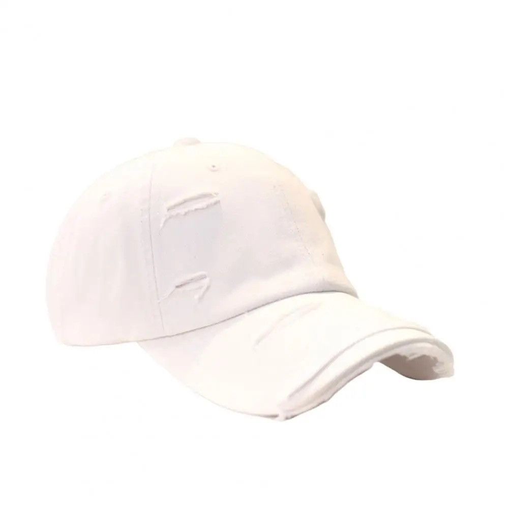 Japanese Brand × Vintage Retro Hole Distressed Ripped Unisex Baseball Cap Size ONE SIZE - 2 Thumbnail