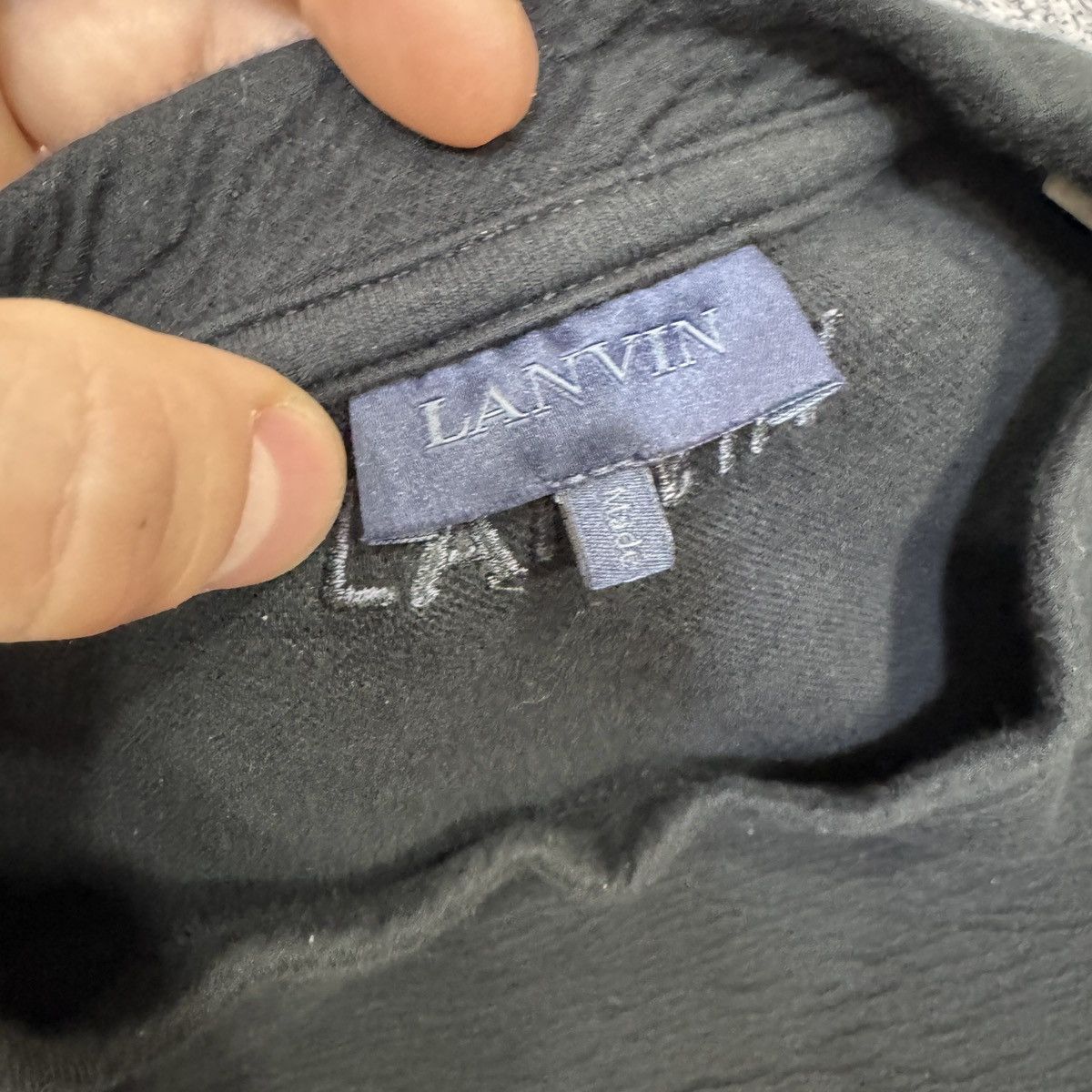 Lanvin Lanvin Mens Black Sweatshirt M size Size US M / EU 48-50 / 2 - 7 Thumbnail