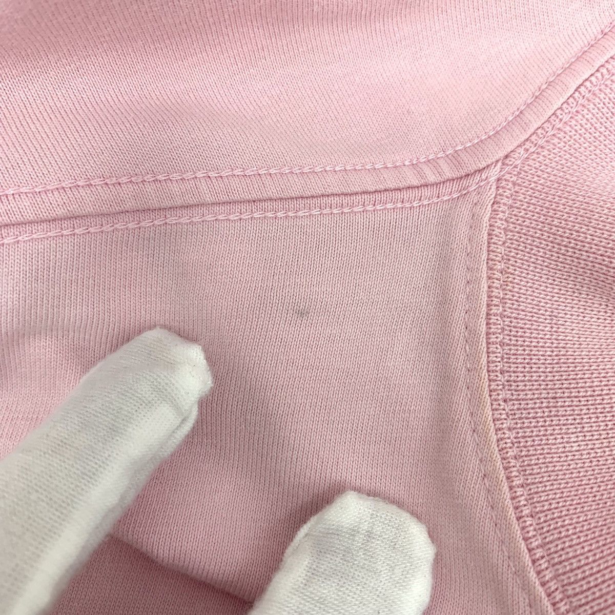 Balenciaga Balenciaga Pink Logo Printed Cotton Crew Neck T-Shirt K26WX Size S / US 4 / IT 40 - 9 Thumbnail