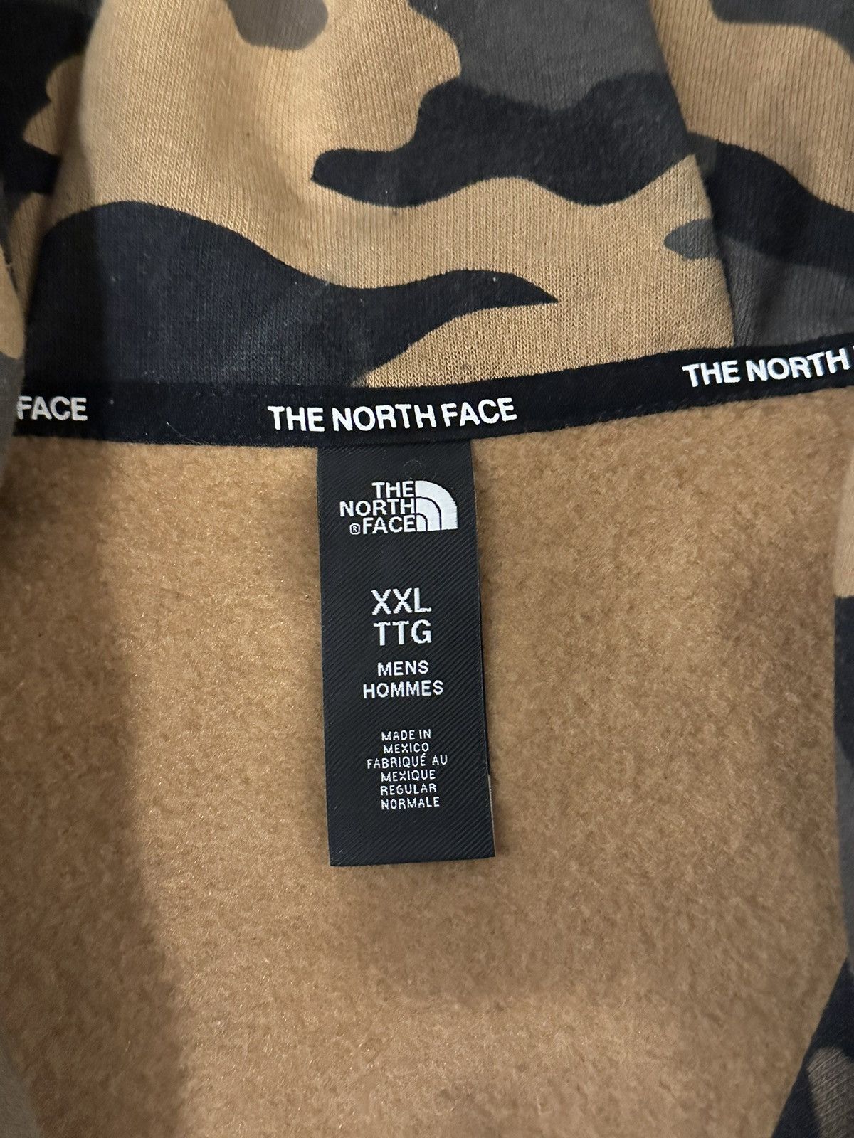 The North Face The North Face Camo Half Zip Hoodie /Jacket Size US XXL / EU 58 / 5 - 3 Thumbnail