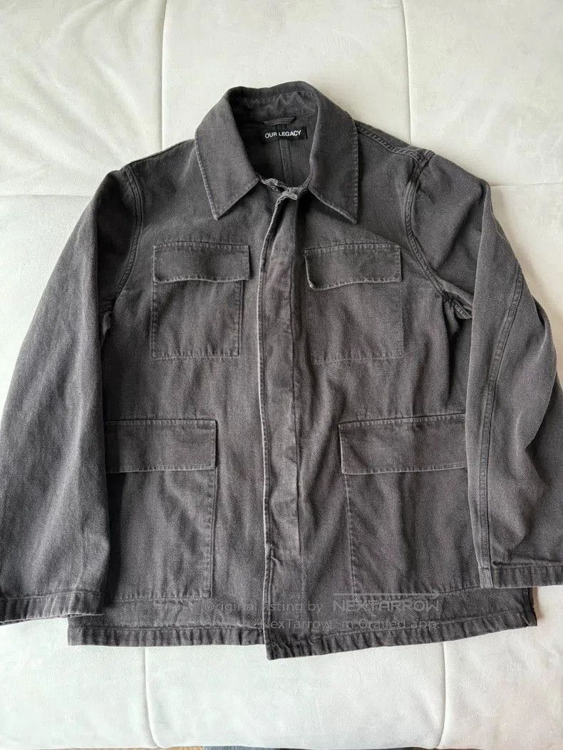 Our Legacy Our Legacy Washed Gray Utility Jacket. Size US L / EU 52-54 / 3 - 1 Thumbnail