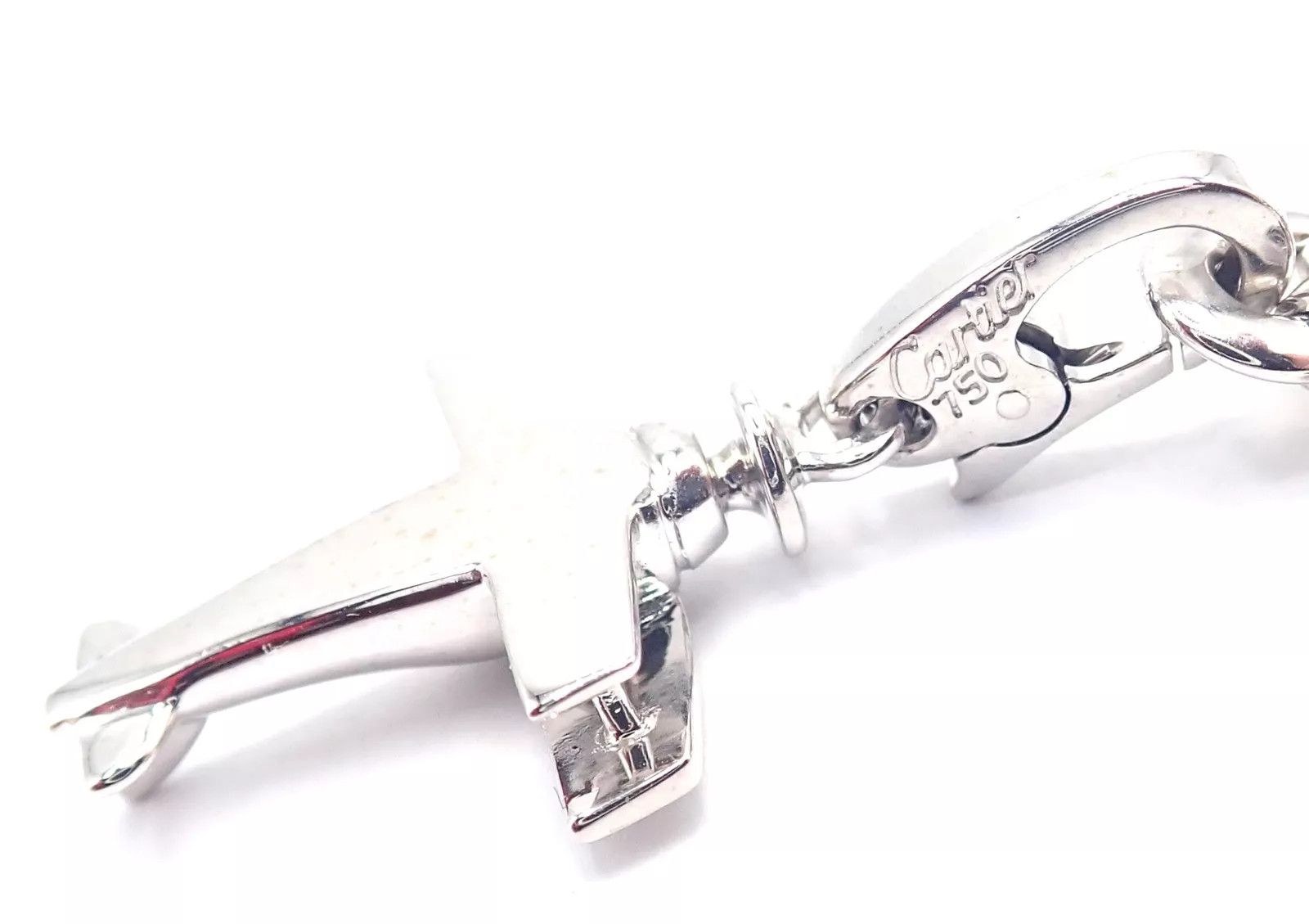 Cartier Authentic Cartier 18k Panthe Airplane Love Box Link Bracelet Size ONE SIZE - 3 Thumbnail