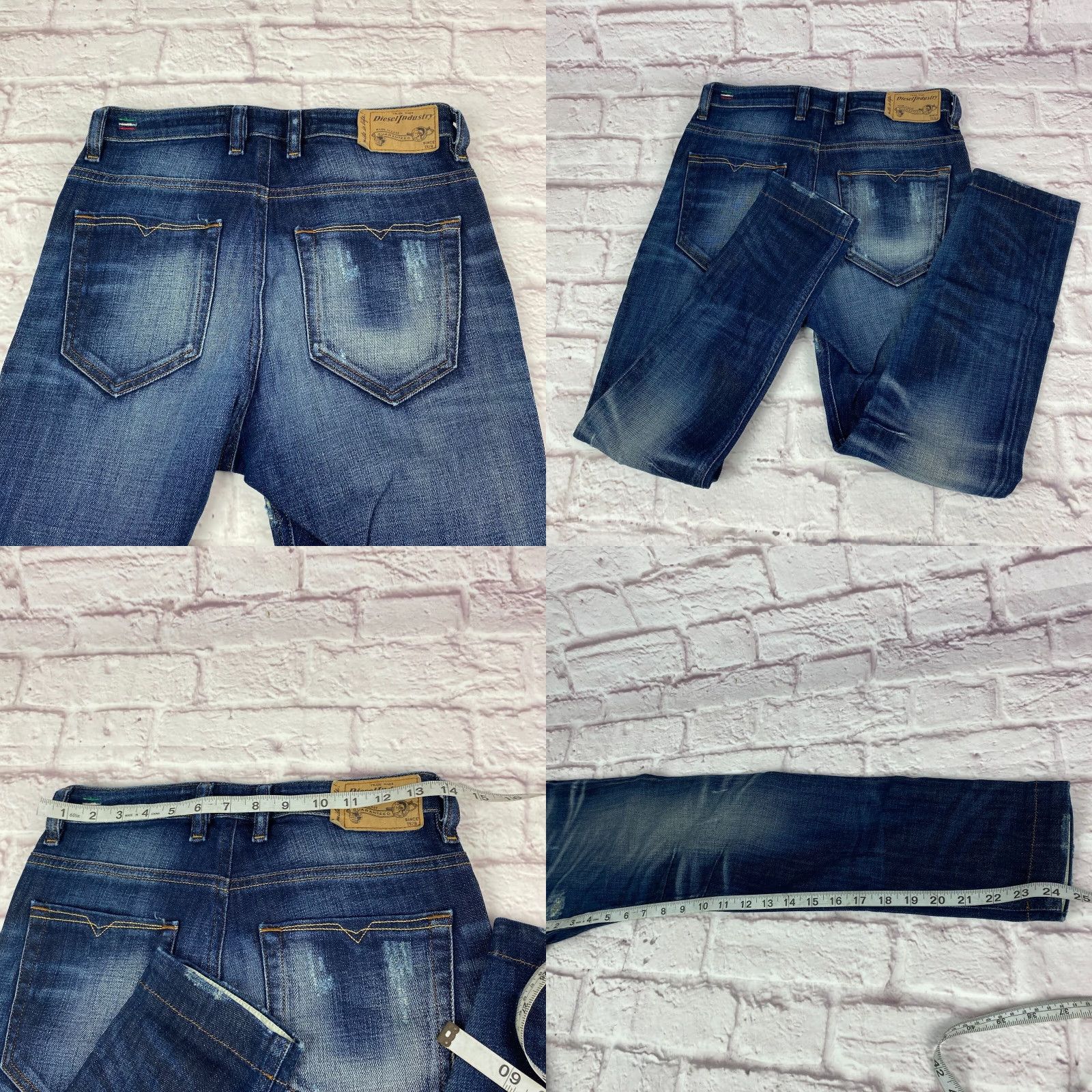 Diesel Diesel Jeans Womens 7 Eazee Relaxed Boyfriend Low Waist Cropped 28 x 24 Size 28" / US 6 / IT 42 - 9 Thumbnail