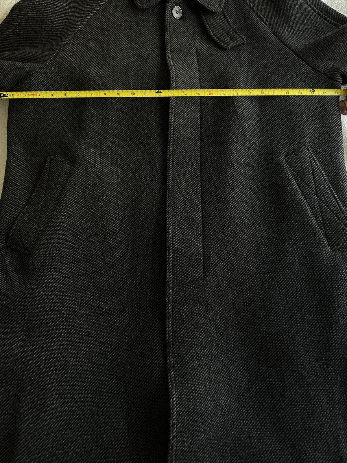 Mfpen Mfpen INSTALLATION COAT - BROWN HERRINGBONE RECYCLED WOOL Size US L / EU 52-54 / 3 - 10 Thumbnail