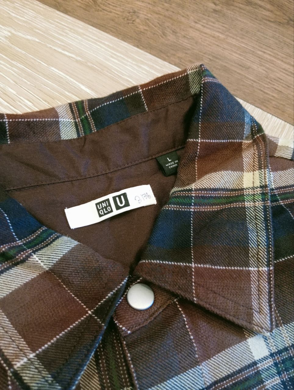 Lemaire × Uniqlo LEMAIRE U X UNIQLO FLANNEL SHIRT - SIZE L Size US L / EU 52-54 / 3 - 4 Thumbnail