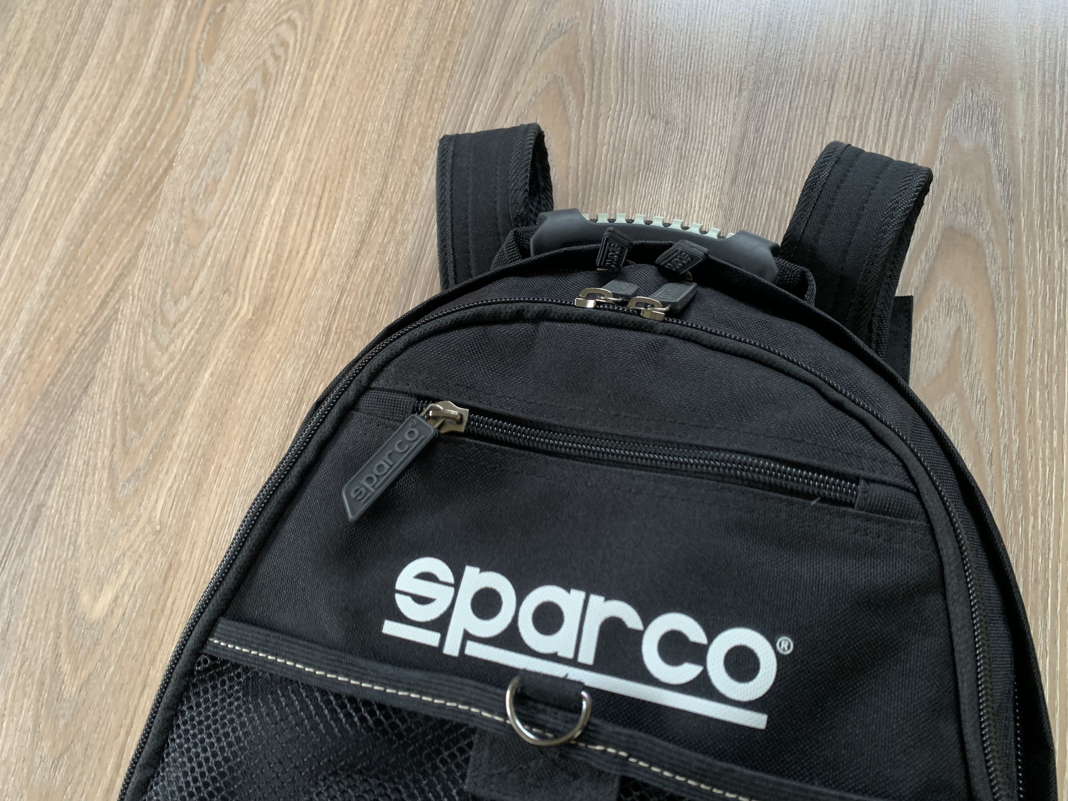 Other Sparco Mens Black Multi Pocket Backpack Size ONE SIZE - 4 Thumbnail