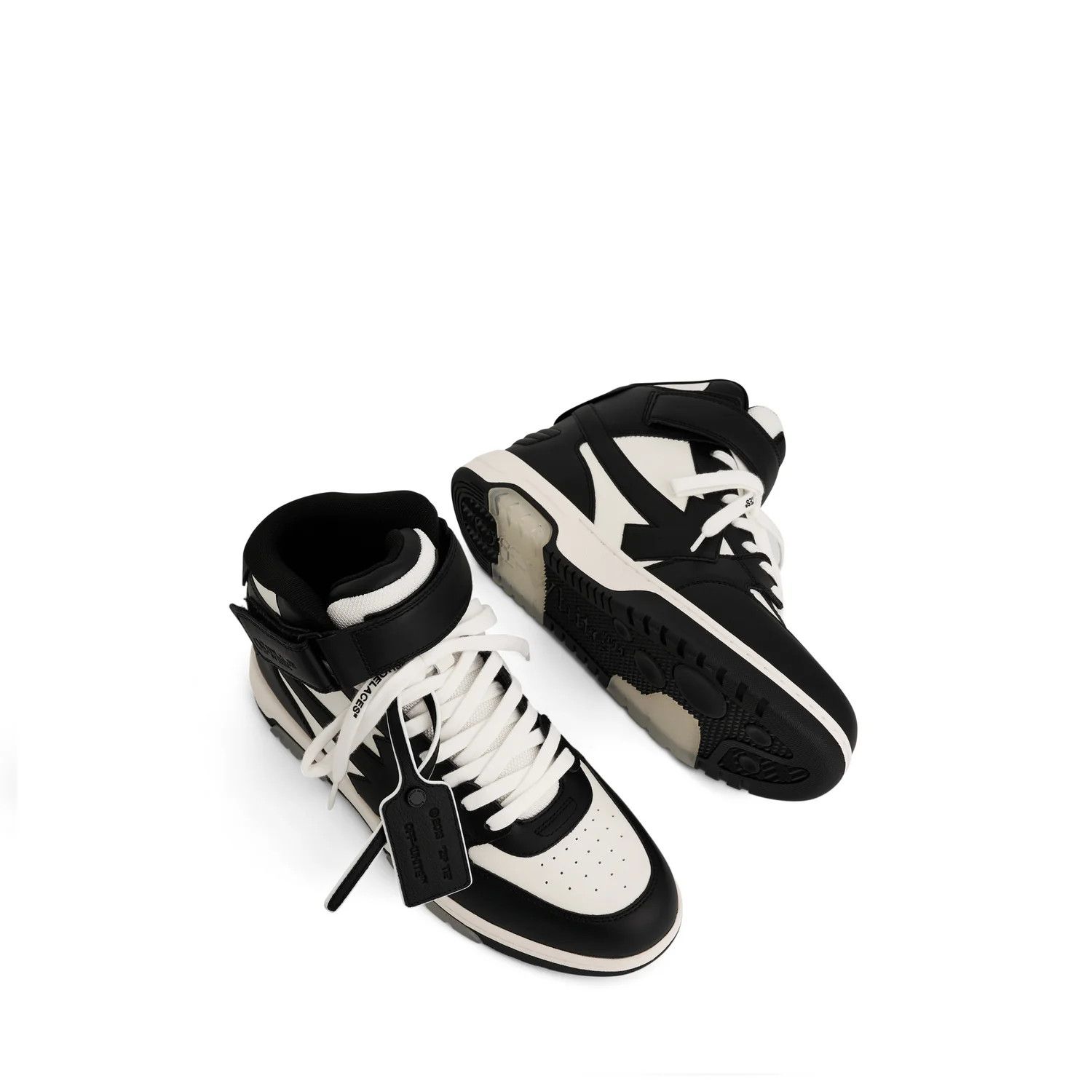 Off-White o1mris0824 Sneaker in Black & White Size US 6 / EU 39 - 4 Thumbnail