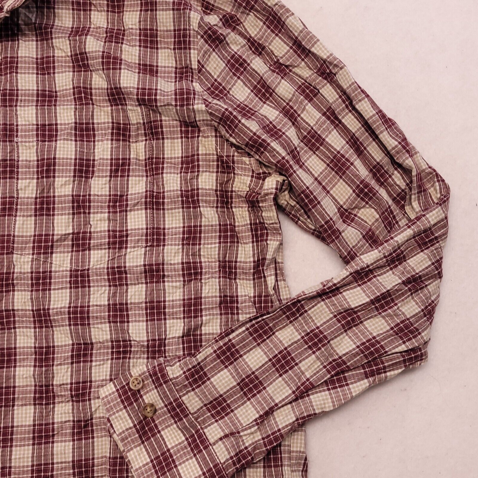 Croft & Barrow Croft & Barrow Tartan Flannel Shirt Mens Size Large L Red Size US L / EU 52-54 / 3 - 6 Thumbnail
