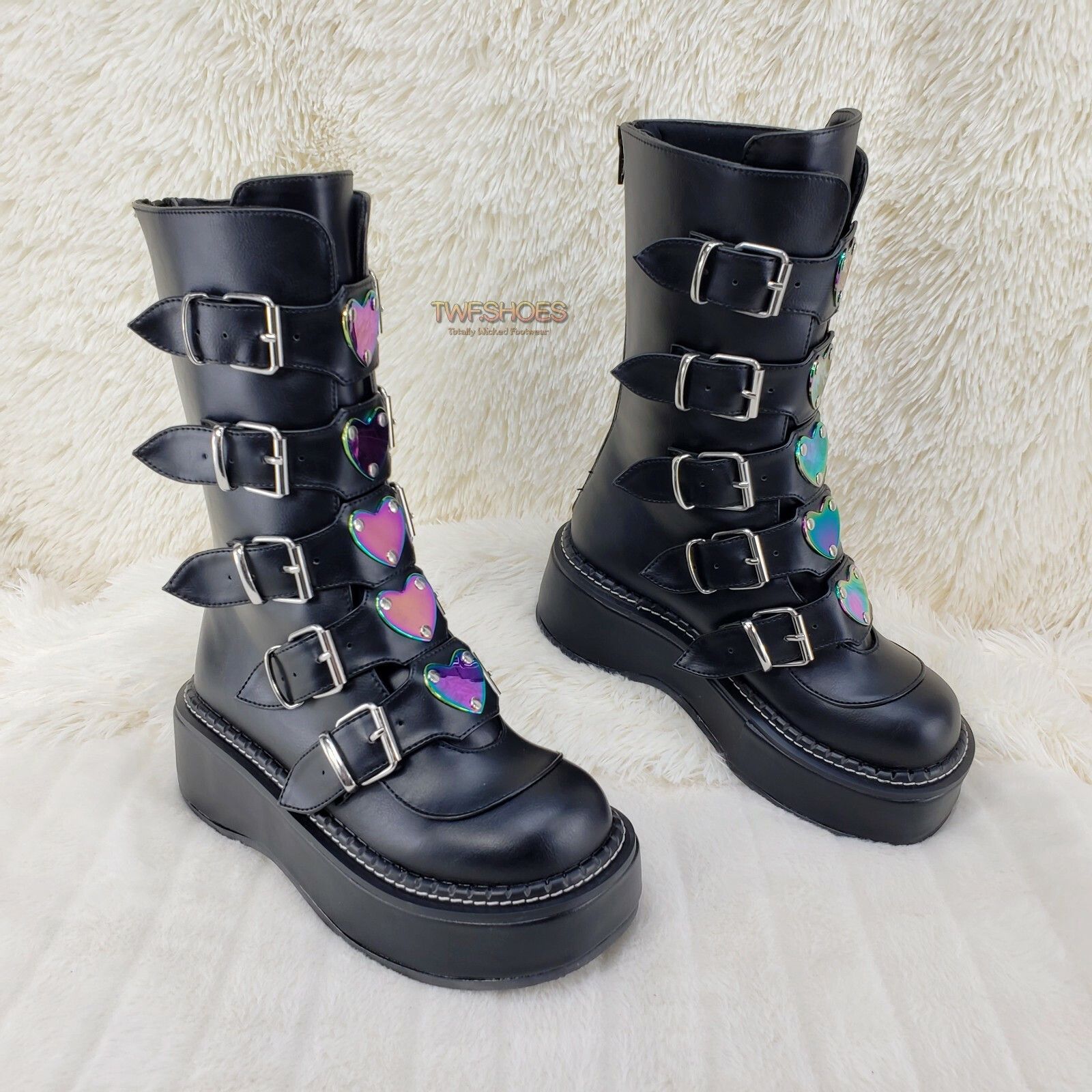DEMONIA Emily 330 Black Matte 2