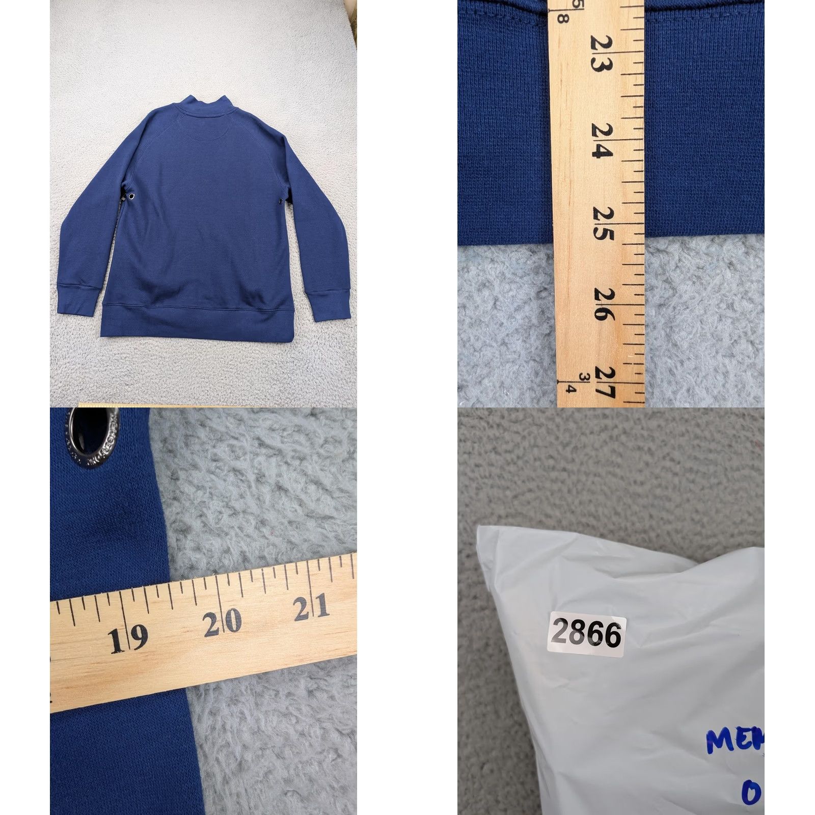 Members Only Members Only Jacket Mens M Navy Blue Fleece Full Zip Pockets Casual Size US M / EU 48-50 / 2 - 9 Thumbnail