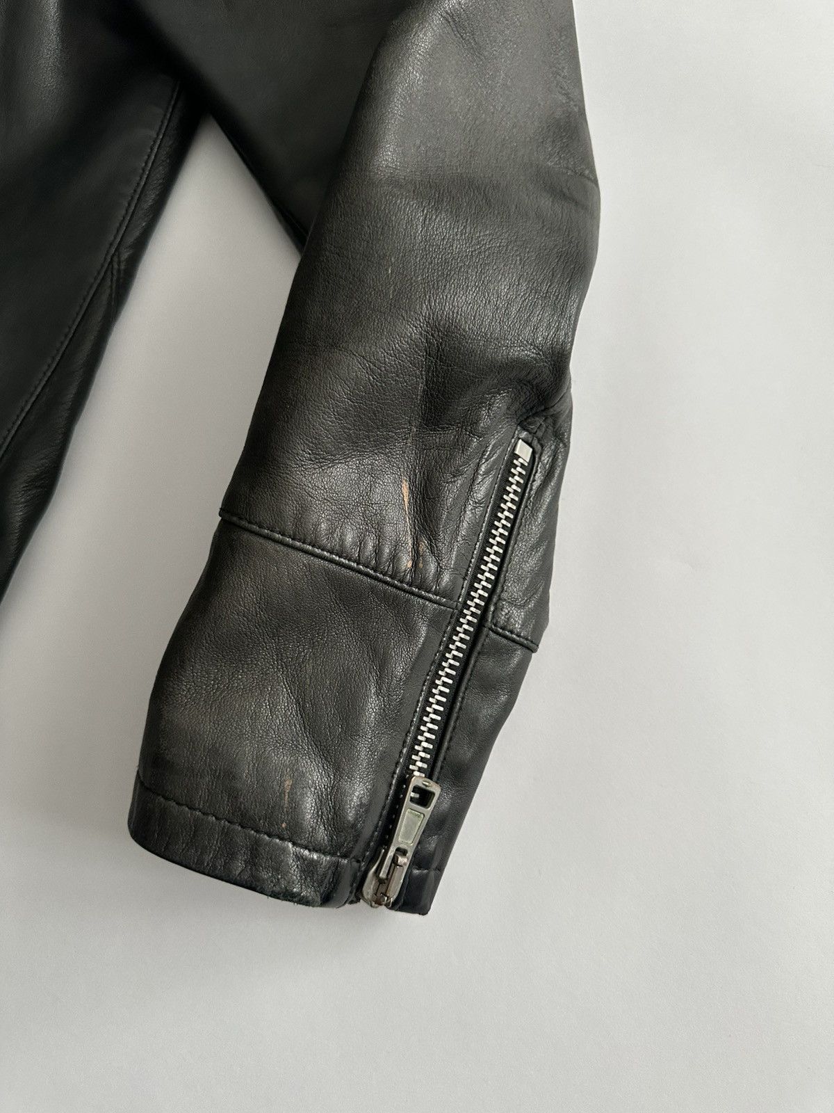 Dsquared2 Dsquared2 2000’s Patina Leather Zip Jacket Size US S / EU 44-46 / 1 - 12 Thumbnail