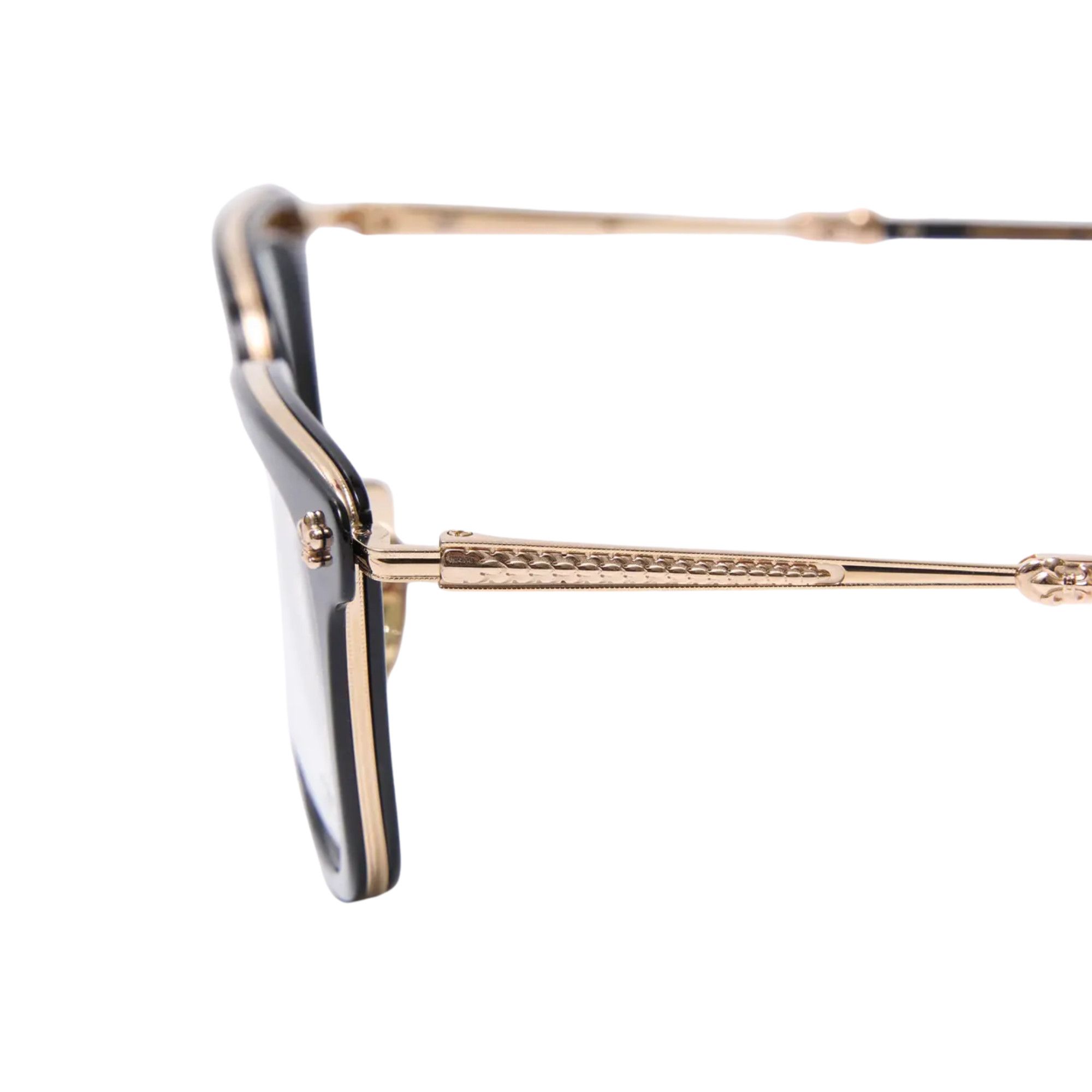 Chrome Hearts CHROME HEARTS STRAPADICTOME BLACK/GOLD PLATED Size ONE SIZE - 3 Thumbnail