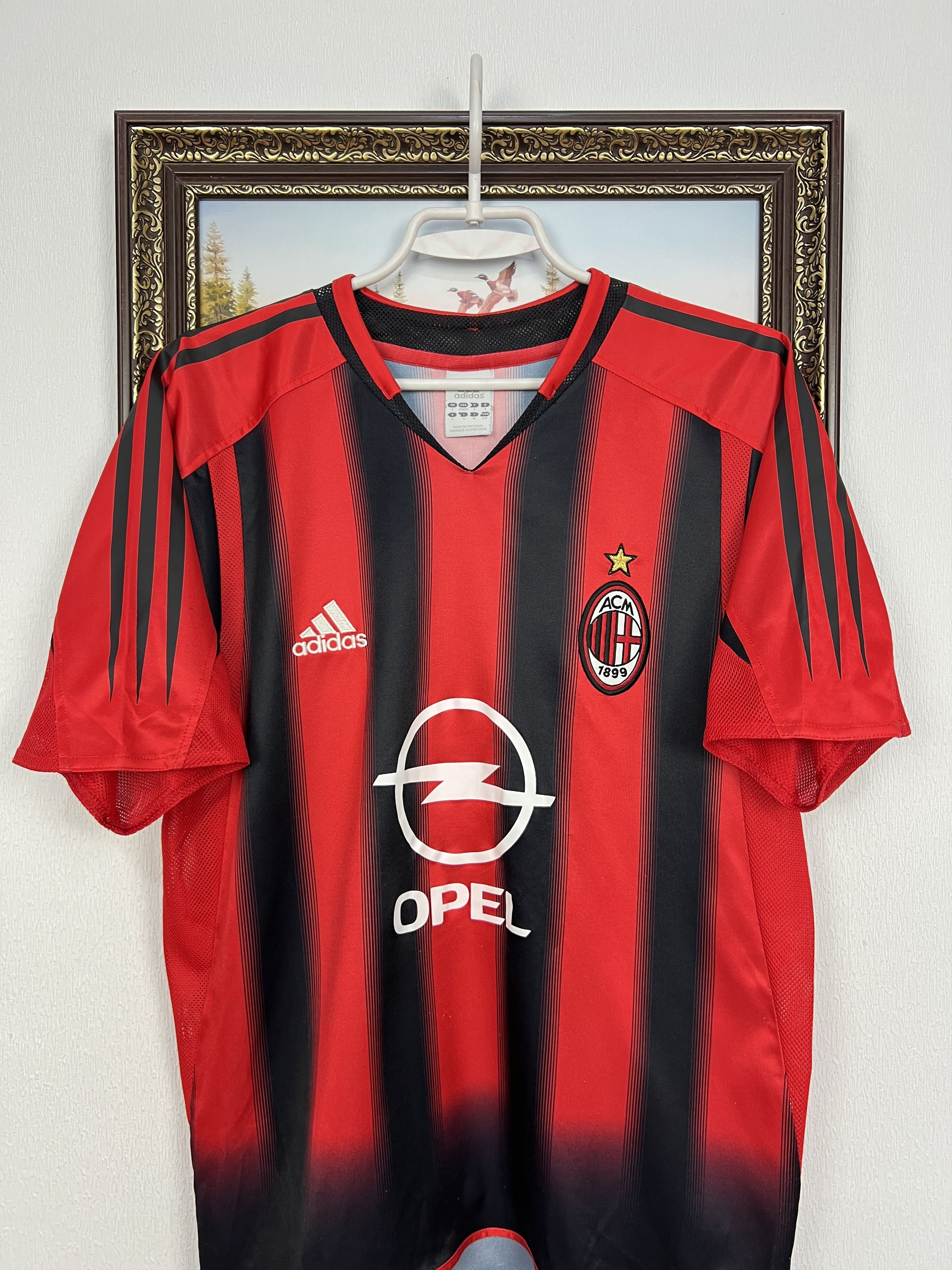 Adidas AC Milan Home football shirt 2004 Soccer Adidas Maglia Mens Size US S / EU 44-46 / 1 - 2 Thumbnail