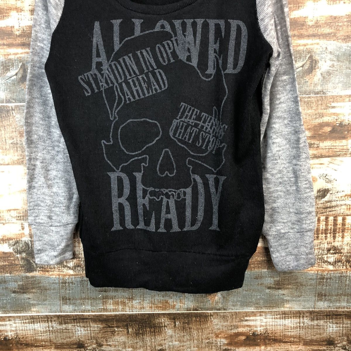 Ghost of Harlem DL Ghost Of Harlem Skull punk Black Knitwear #C566 Size S / US 4 / IT 40 - 3 Thumbnail