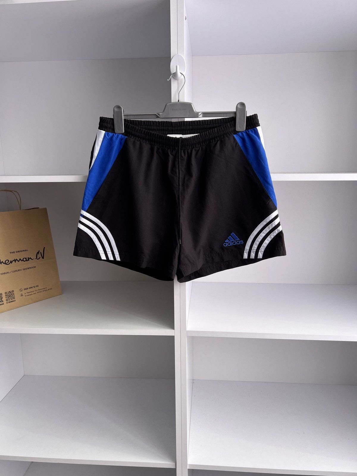 Adidas × Vintage Vintage Adidas 90s Style Streetwear Shorts Size US 31 - 1 Thumbnail