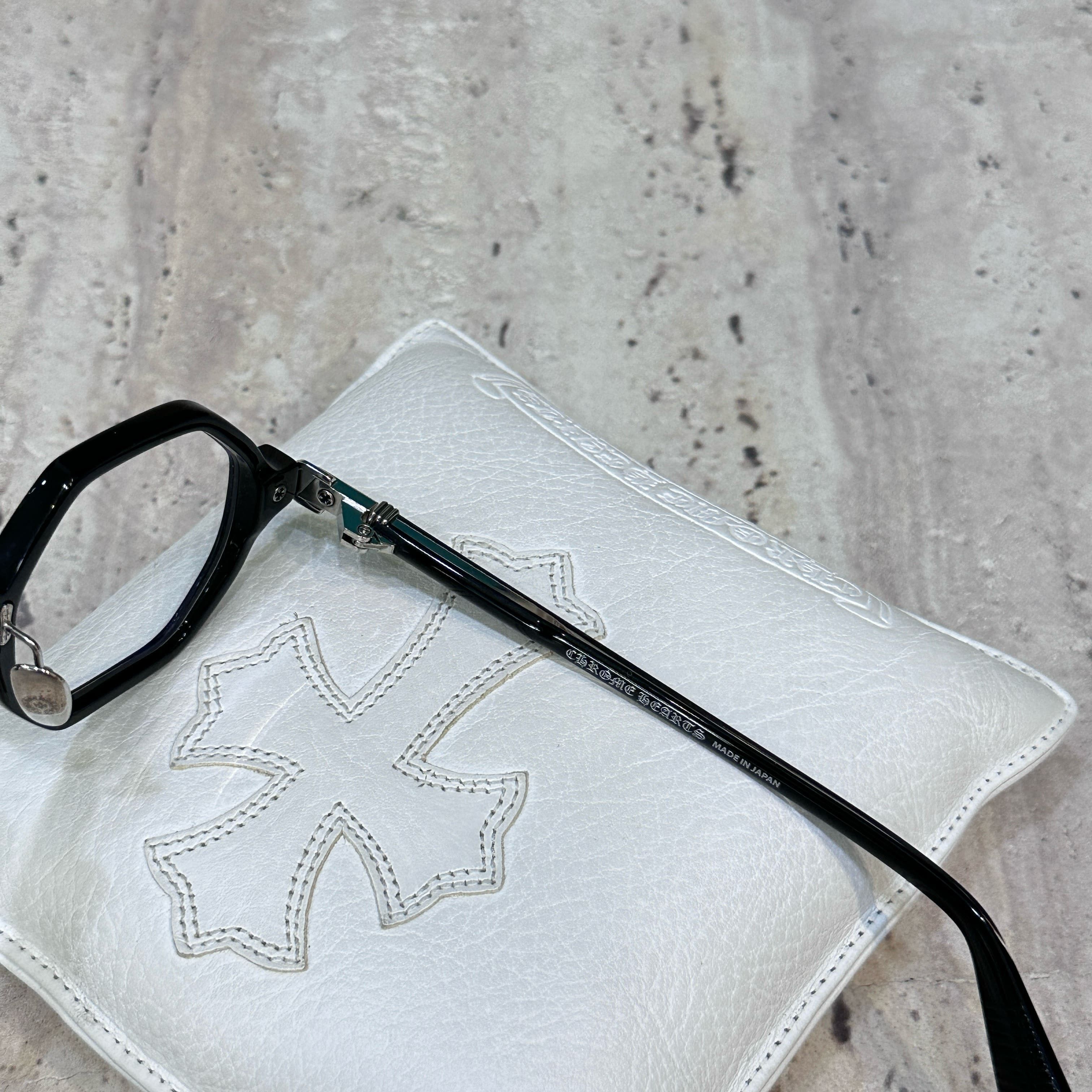 Chrome Hearts CHROME HEARTS Clitco-A BK Eyeglasses Size ONE SIZE - 4 Thumbnail