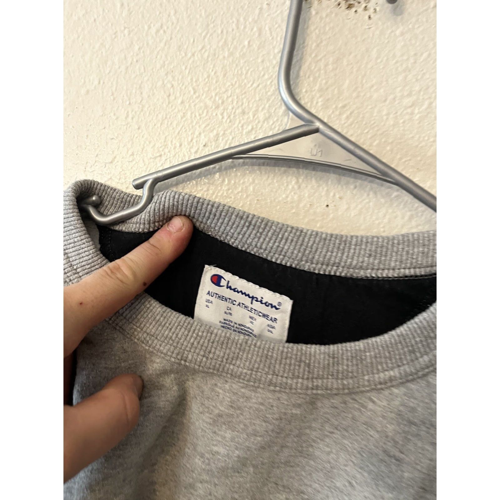 Champion Champion Grey Sweatshirt XL Men Pullover Size XL Size US XL / EU 56 / 4 - 2 Thumbnail