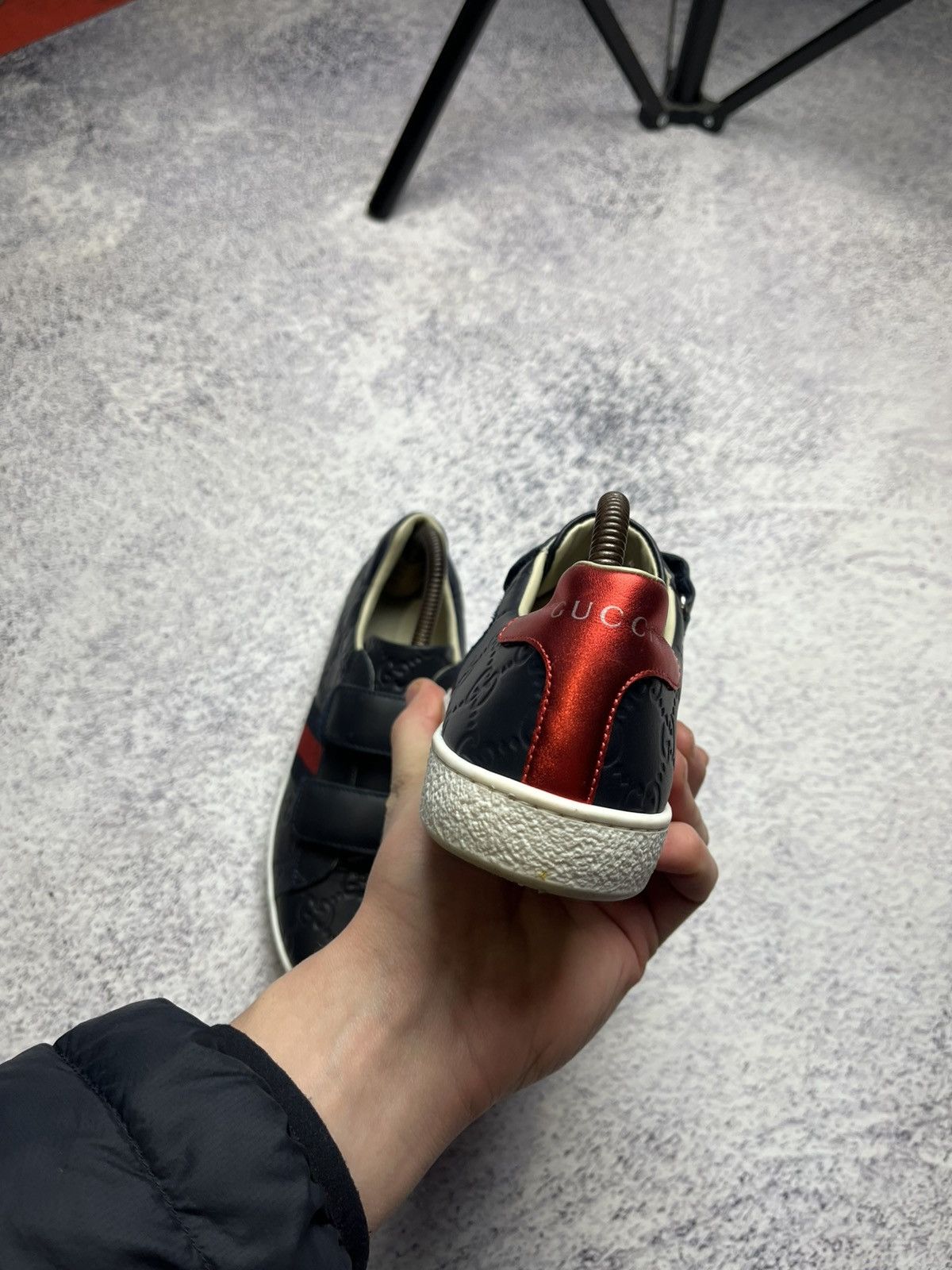 Gucci Vintage Gucci Leather Sneaker Y2K Rare Luxury 455496 Size US 6.5 / EU 39-40 - 10 Thumbnail