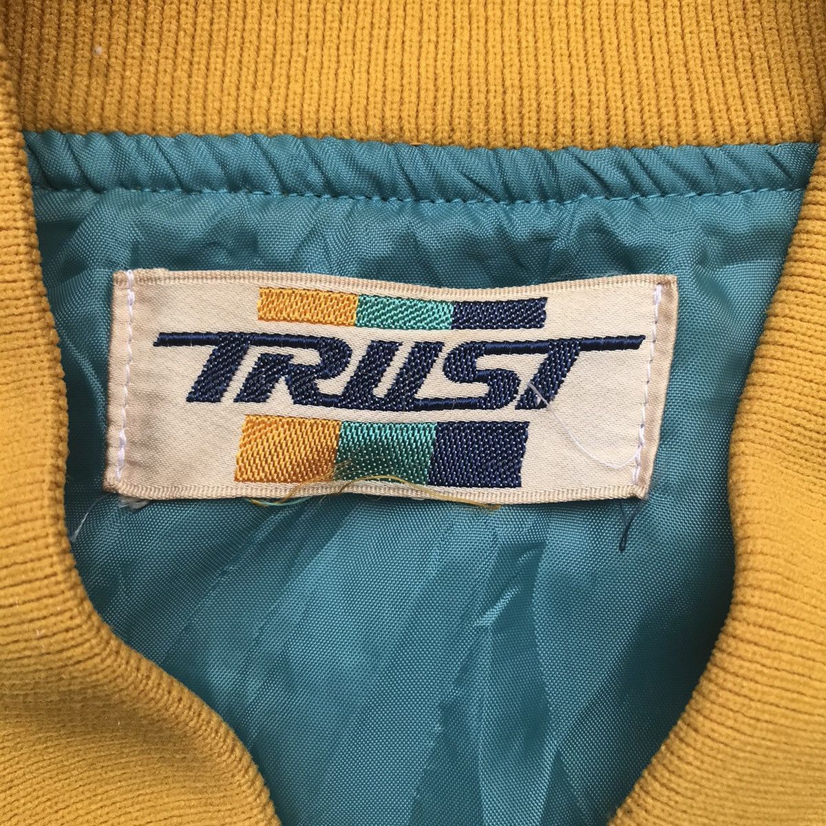 Vintage Vintage 90s Trust Super Tuning System Racing Team Jacket Size US L / EU 52-54 / 3 - 9 Thumbnail