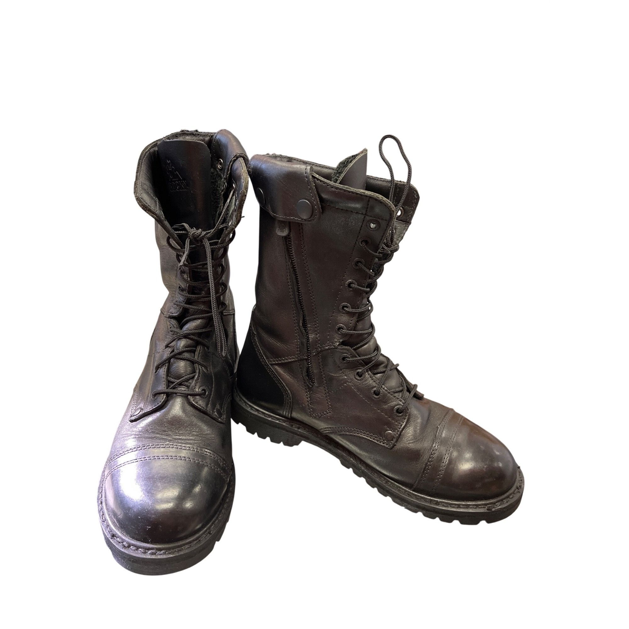 Other Rocky 2090 mens black leather mid calf moto riding para boot Size US 9.5 / EU 42-43 - 1 Thumbnail