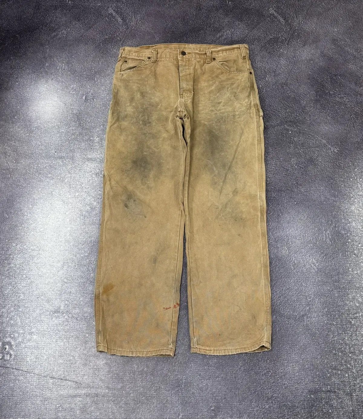 Dickies × Vintage Vintage Dickies Y2K Work Carpenter Faded Hype Baggy Pants Size US 36 / EU 52 - 2 Thumbnail