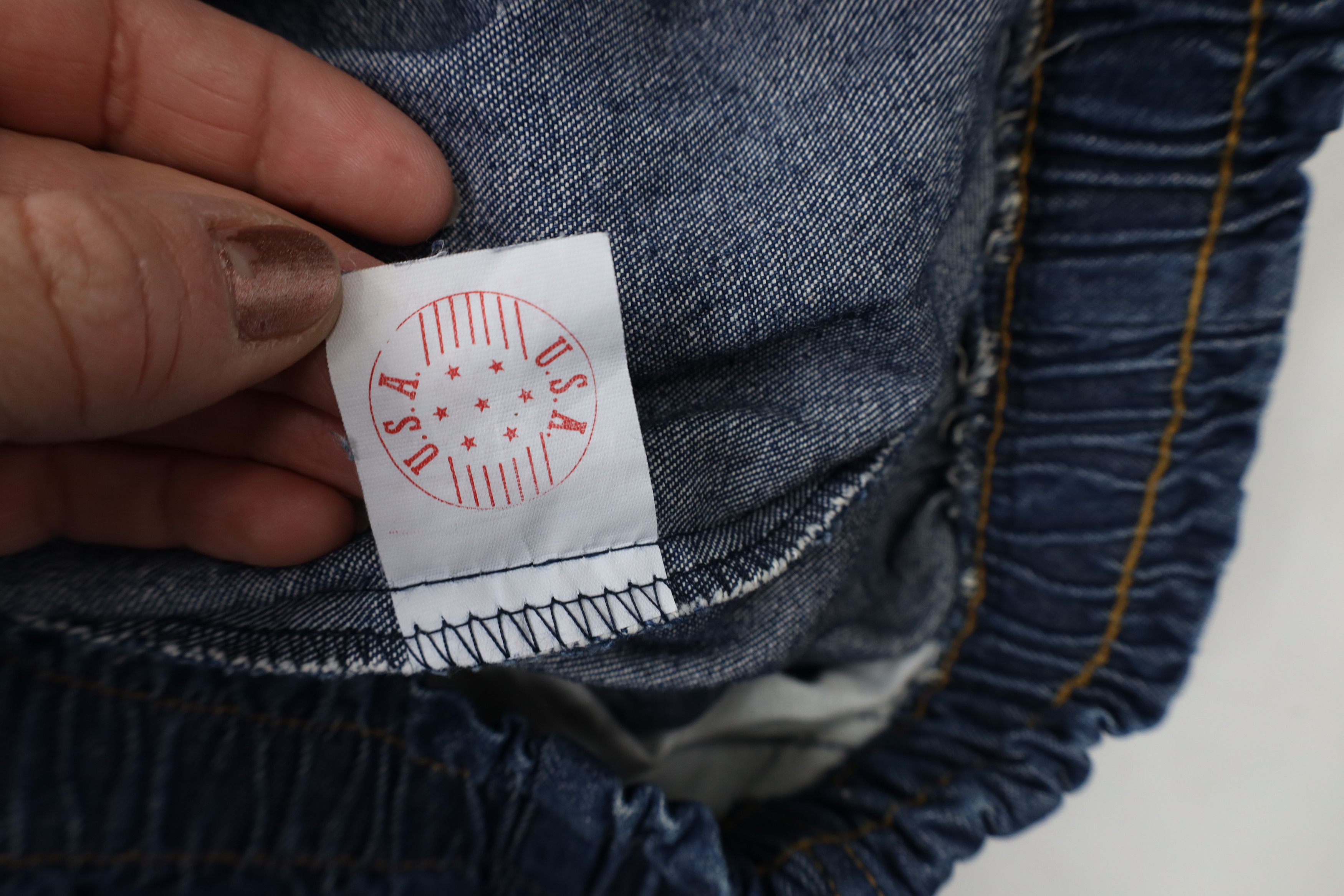 Vintage Vintage 90s Streetwear Waist Tapered Leg Denim Jeans USA Size 40" / US 18 - 8 Thumbnail