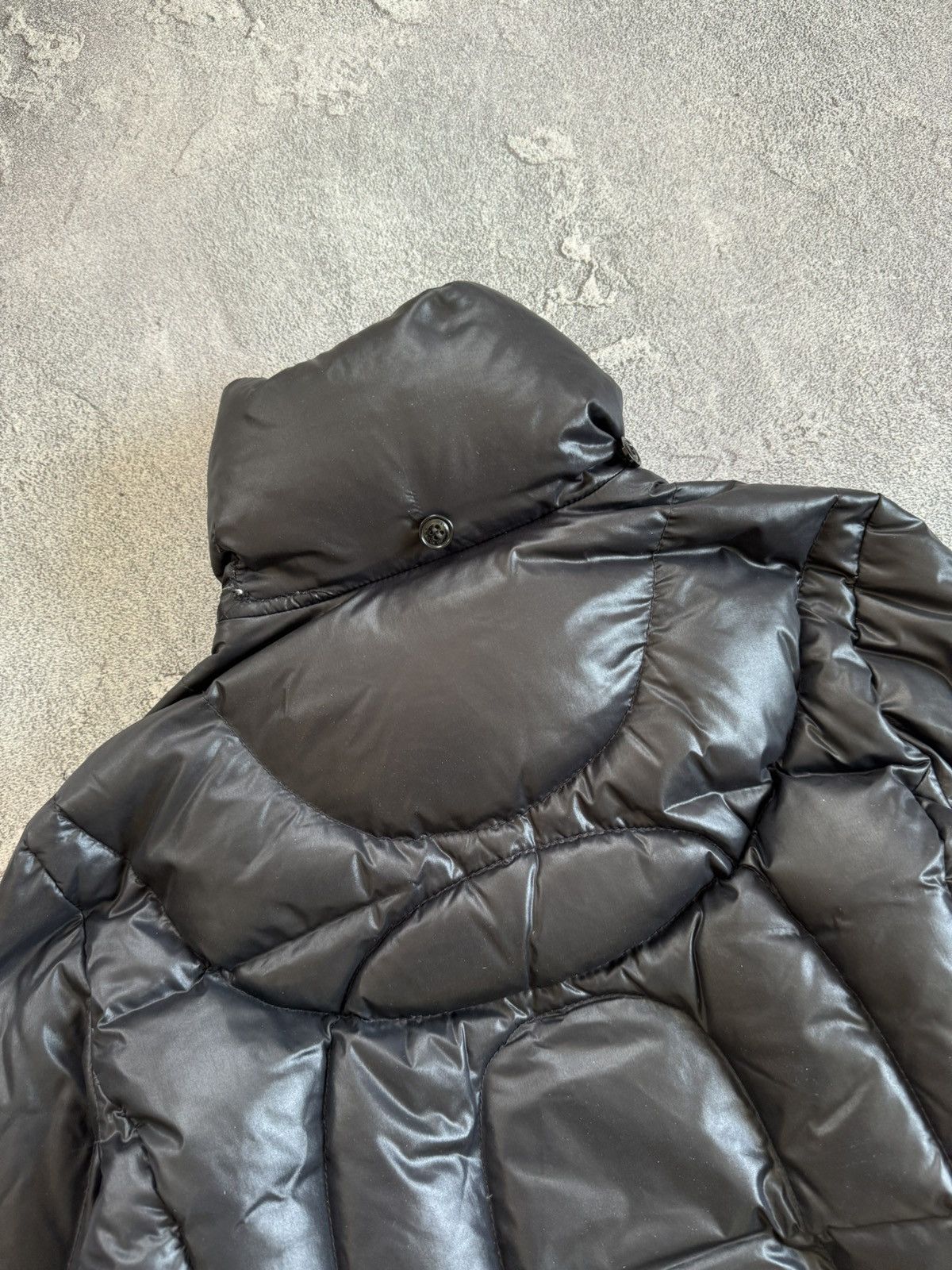 Vintage Blauer USA L black down zip puffer jacket quilted Size L / US 10 / IT 46 - 22 Thumbnail