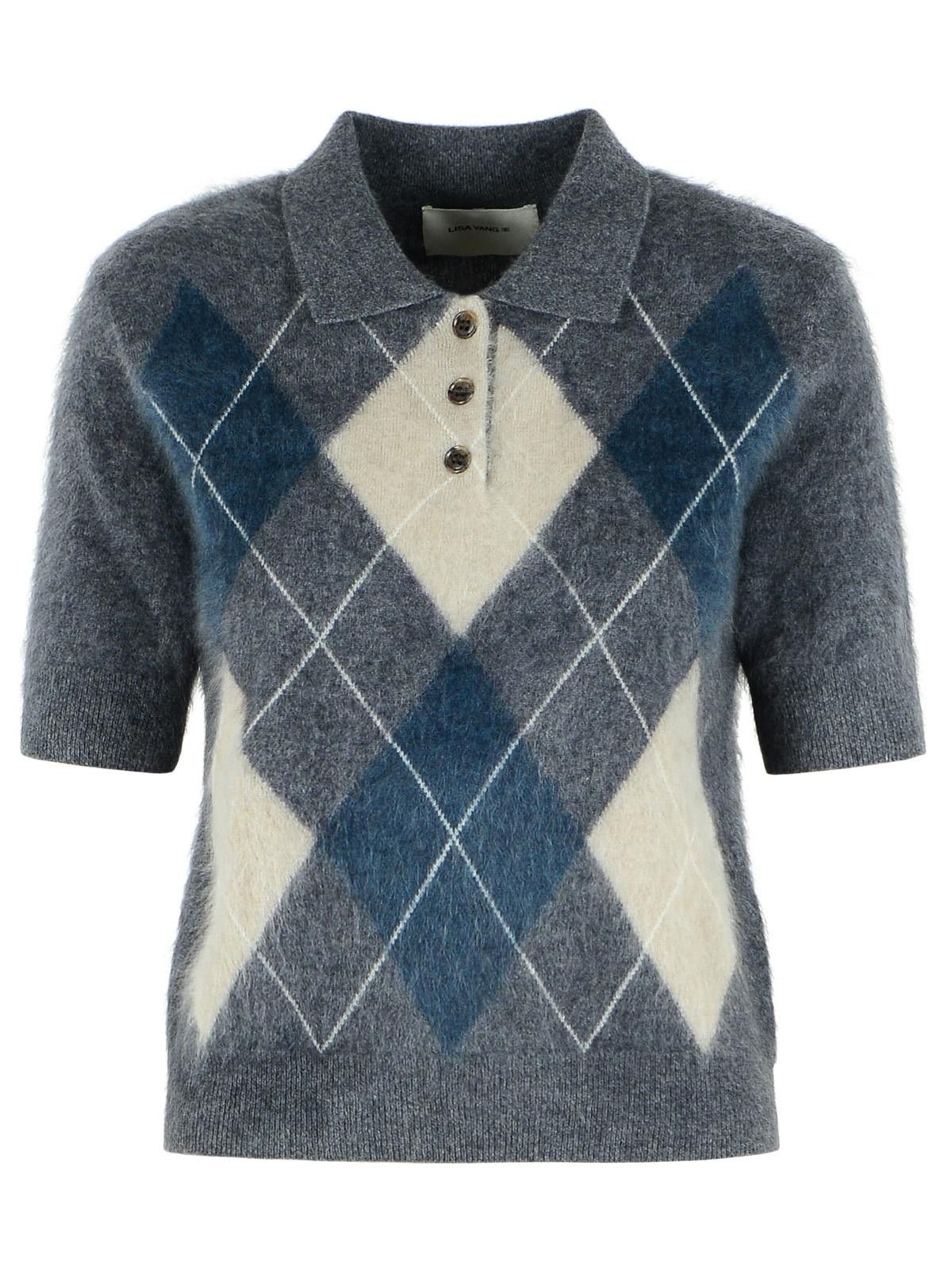Lisa Yang LISA YANG 'Giovanna' Graphite Cashmere Sweater Size XS / US 0-2 / IT 36-38 - 1 Thumbnail
