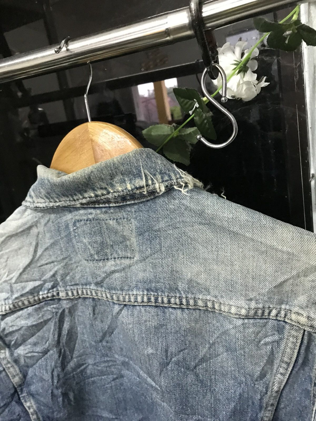 Big John Vintage Denim Big John Diatress Denim Jacket Size US L / EU 52-54 / 3 - 5 Thumbnail