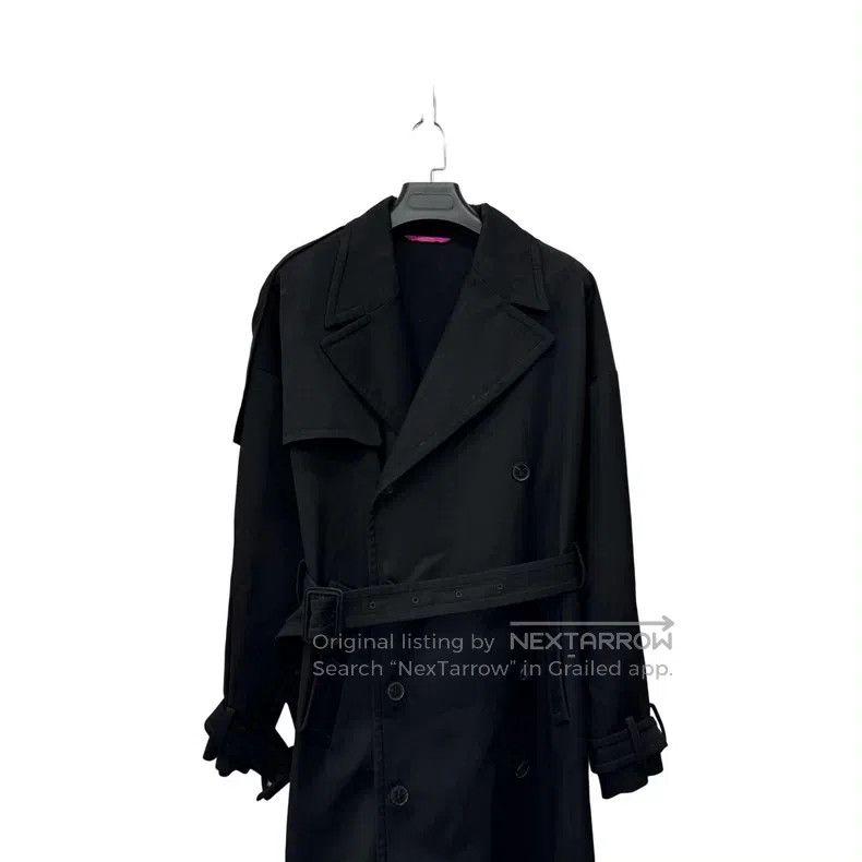 Valentino Valentino Black breasted trench coat Size M / US 6-8 / IT 42-44 - 7 Thumbnail
