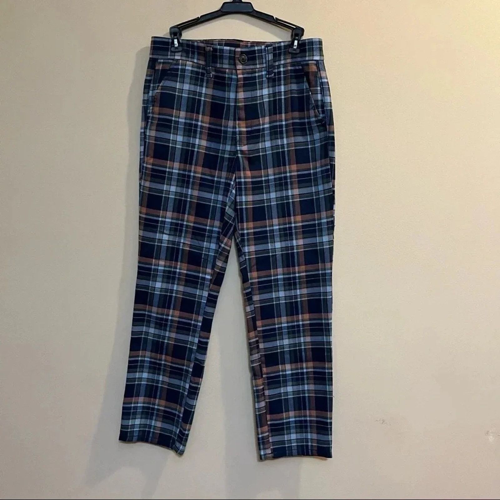 American Eagle Outfitters American Eagle Super High Rise Skinny Trousers Sz 6 Plaid Size 28" / US 6 / IT 42 - 1 Thumbnail