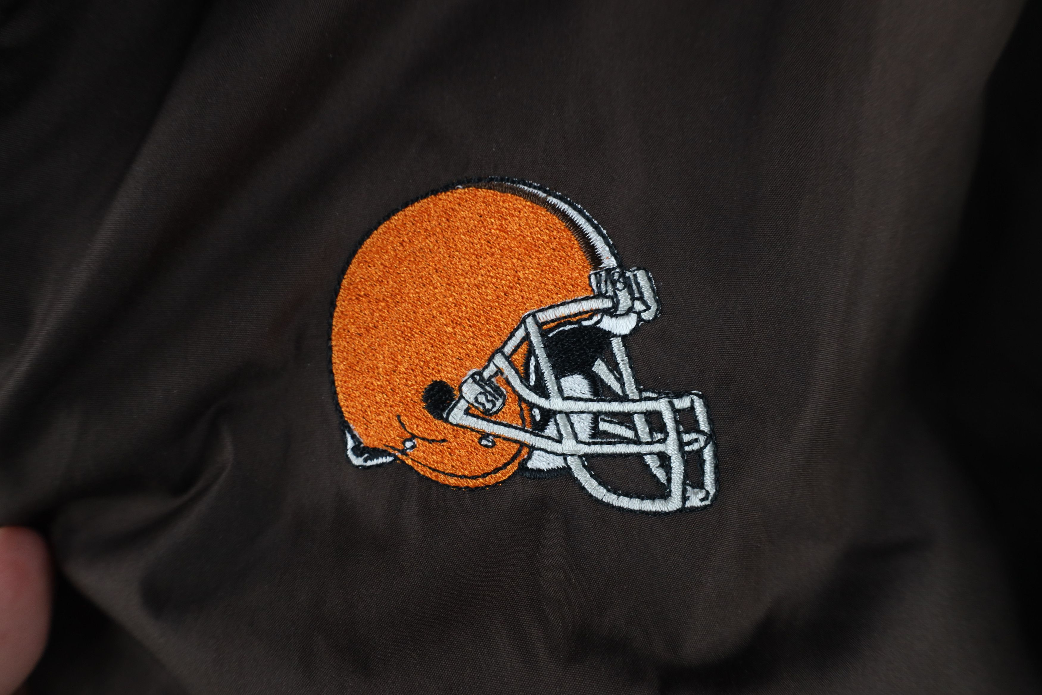 Reebok × Vintage Vintage Reebok Cleveland Browns Football Windbreaker Jacket Size US L / EU 52-54 / 3 - 5 Thumbnail