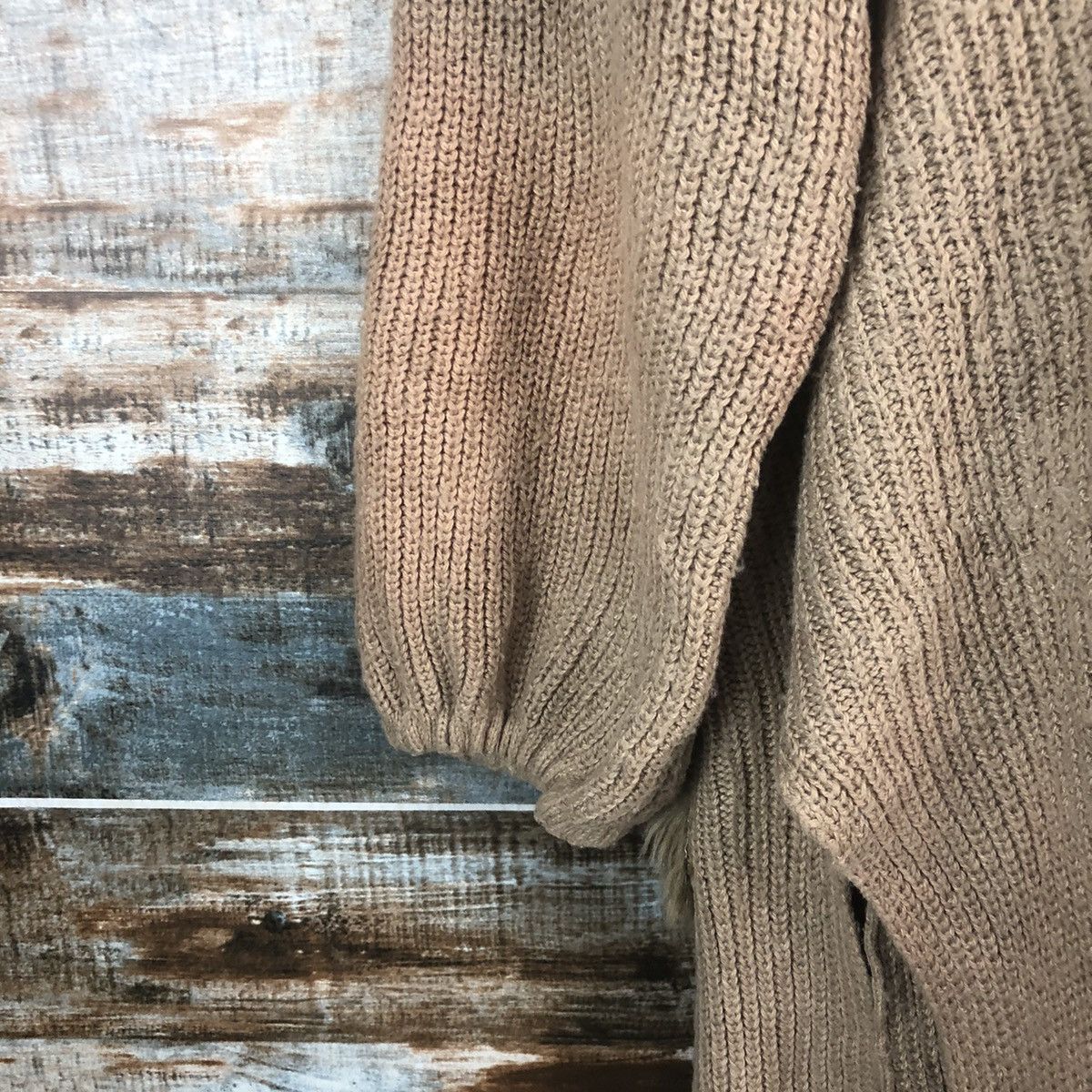 Japanese Brand Earth Music & Econology Brown Cardigan Knitwear #A2272 Size XL / US 12-14 / IT 48-50 - 15 Thumbnail