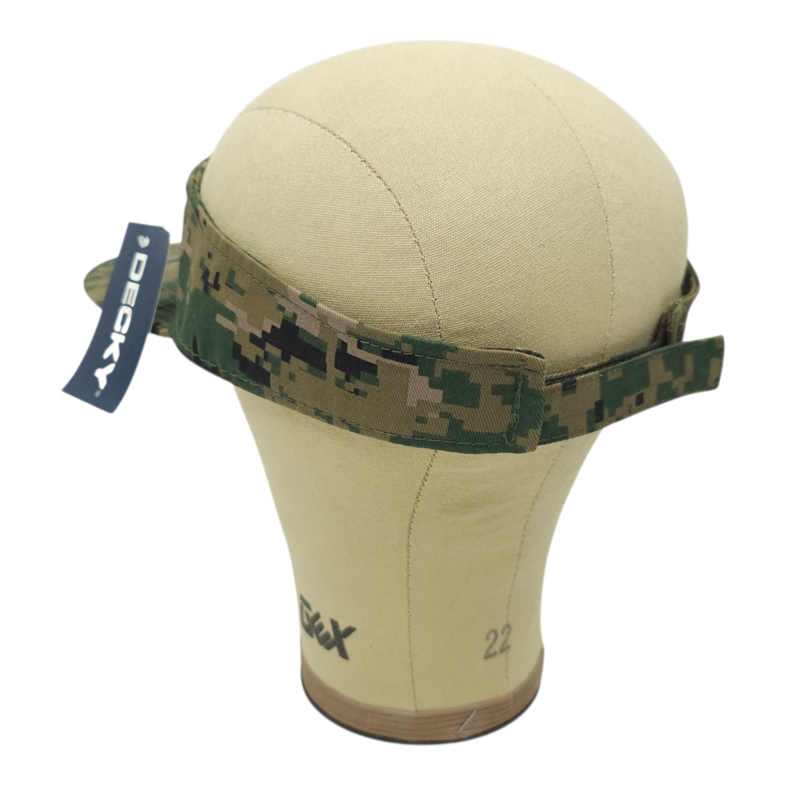 Decky BG Camo Visor Decky Adjustable Strapback Cap Hunting Hat Size ONE SIZE - 11 Thumbnail