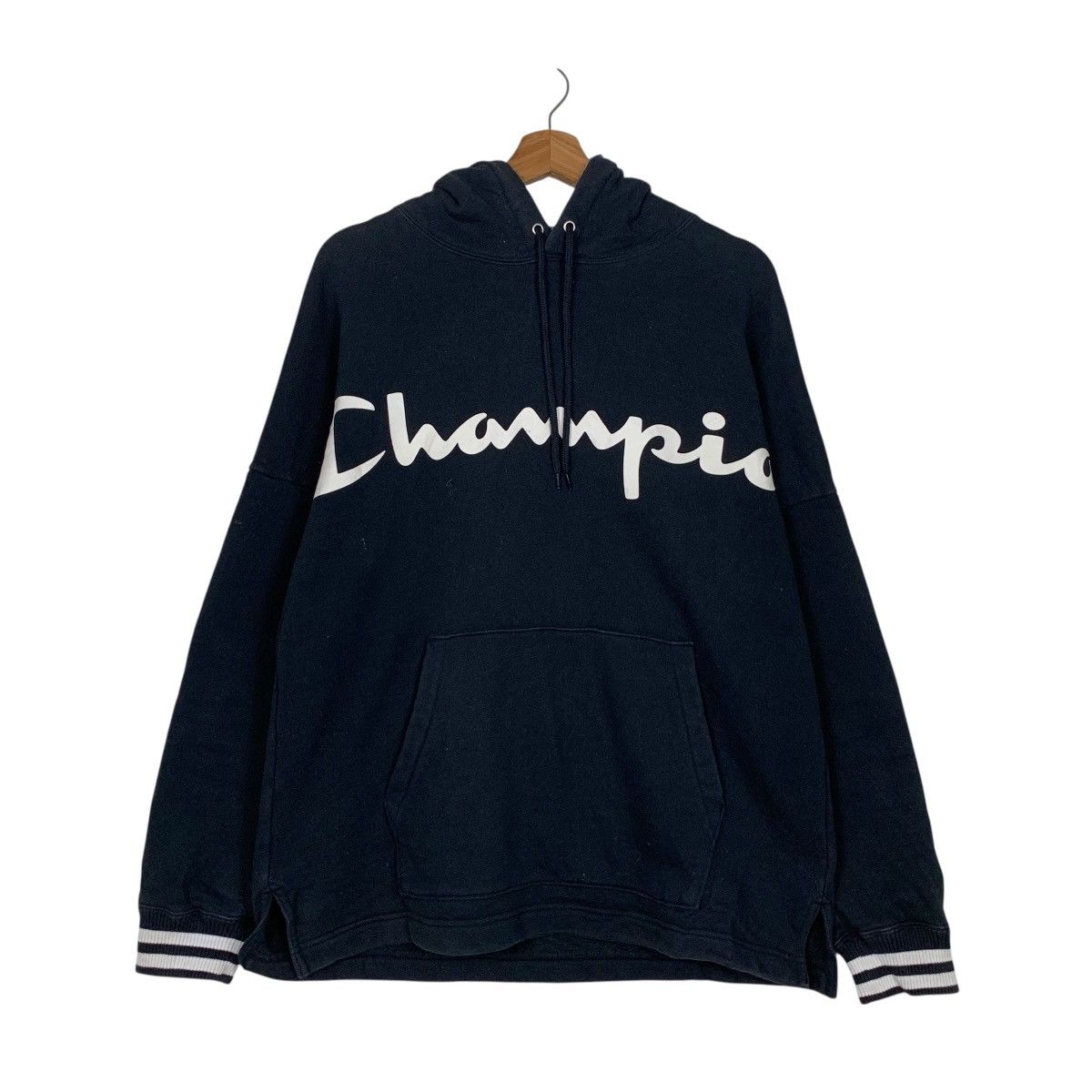 Champion CHAMPION Big Logo Pullover Hoodie Sweatshirt #3546-C162 Size US L / EU 52-54 / 3 - 8 Thumbnail
