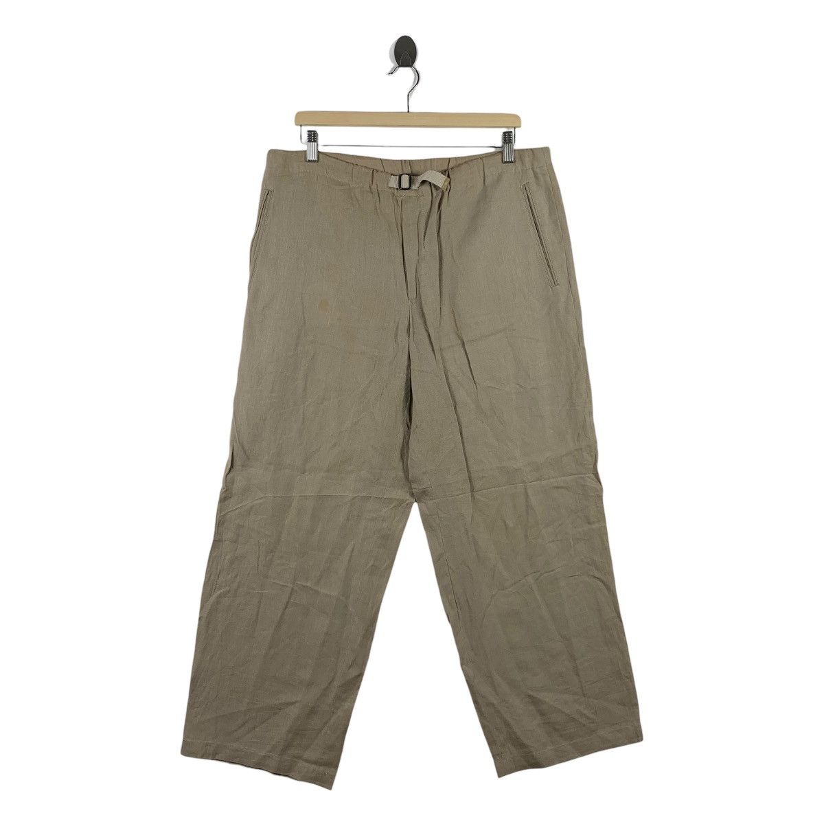 Issey Miyake × Japanese Brand × Tete Homme TETE HOMME Linen pants Size US 36 / EU 52 - 1 Thumbnail
