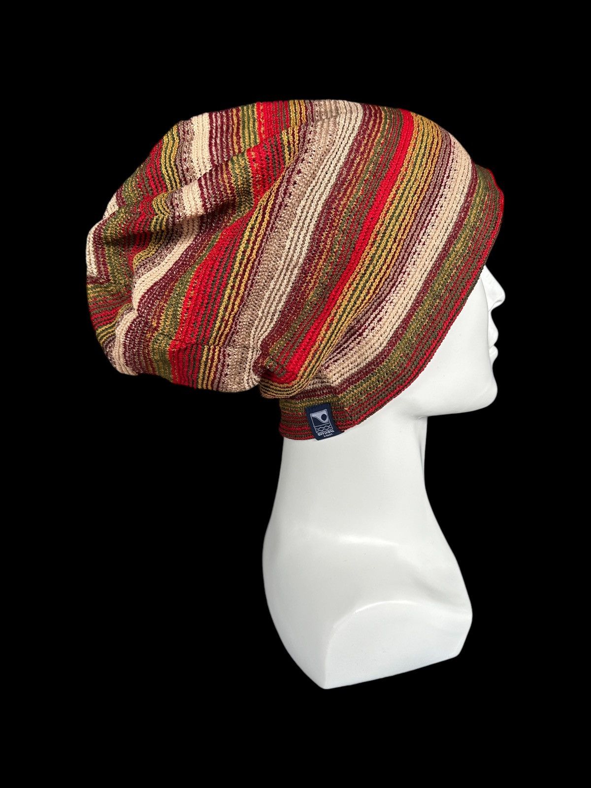 Japanese Brand × Kapital × Vintage Japanese Style Reversible big Beanie Hats Like Hippies Style Size ONE SIZE - 1 Thumbnail